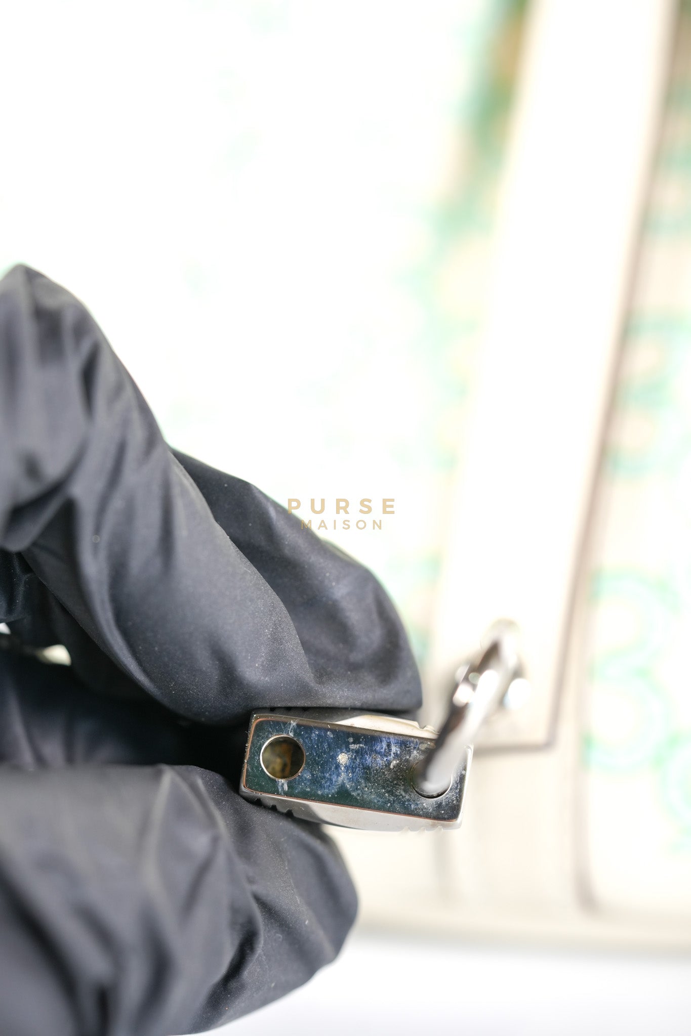 Picotin Lock Micro in Lucky Daisy Nata Swift Leather & Palladium Hardware Stamp B (2023) | Purse Maison Luxury Bags Shop