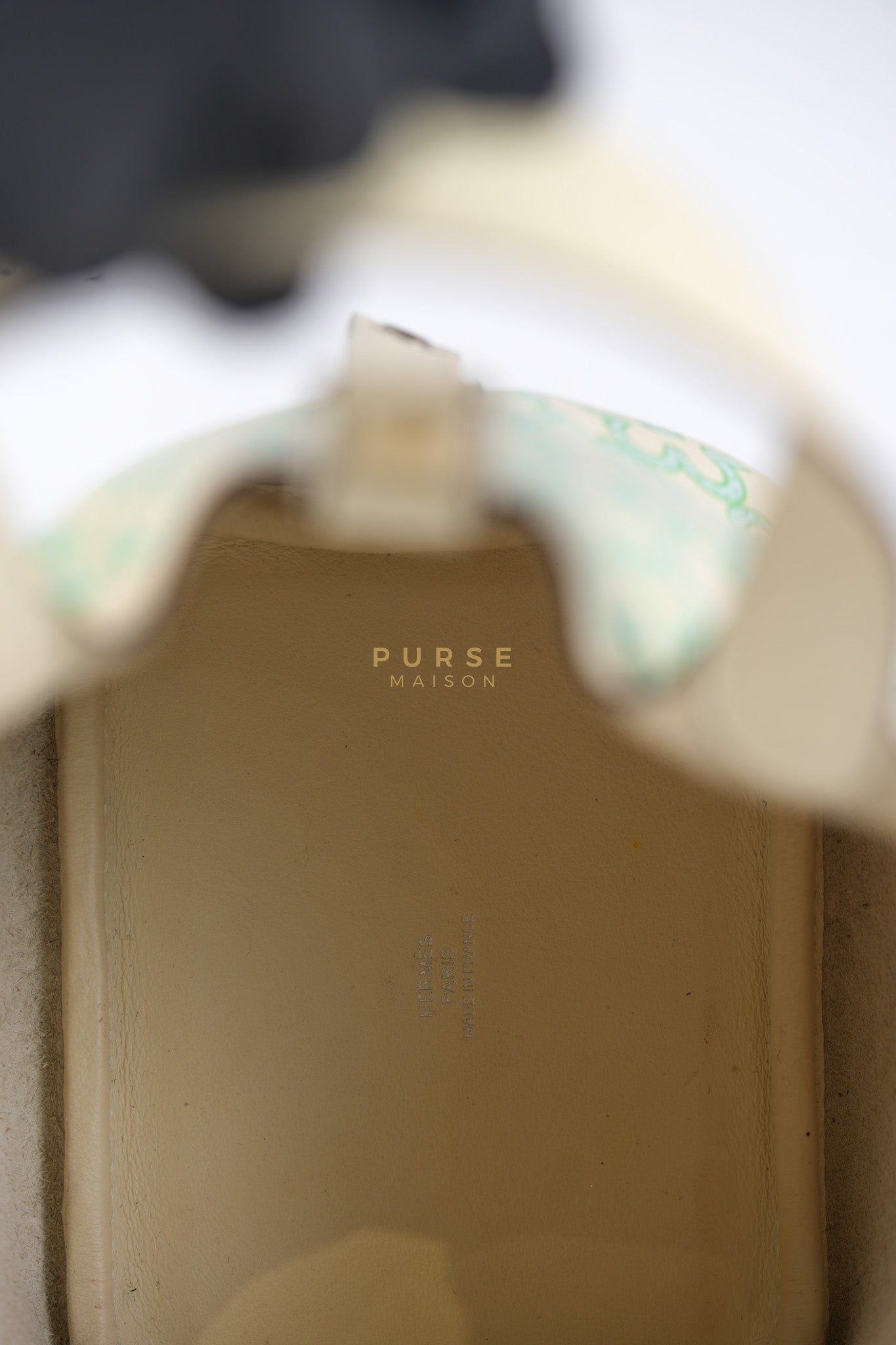 Picotin Lock Micro in Lucky Daisy Nata Swift Leather & Palladium Hardware Stamp B (2023) | Purse Maison Luxury Bags Shop