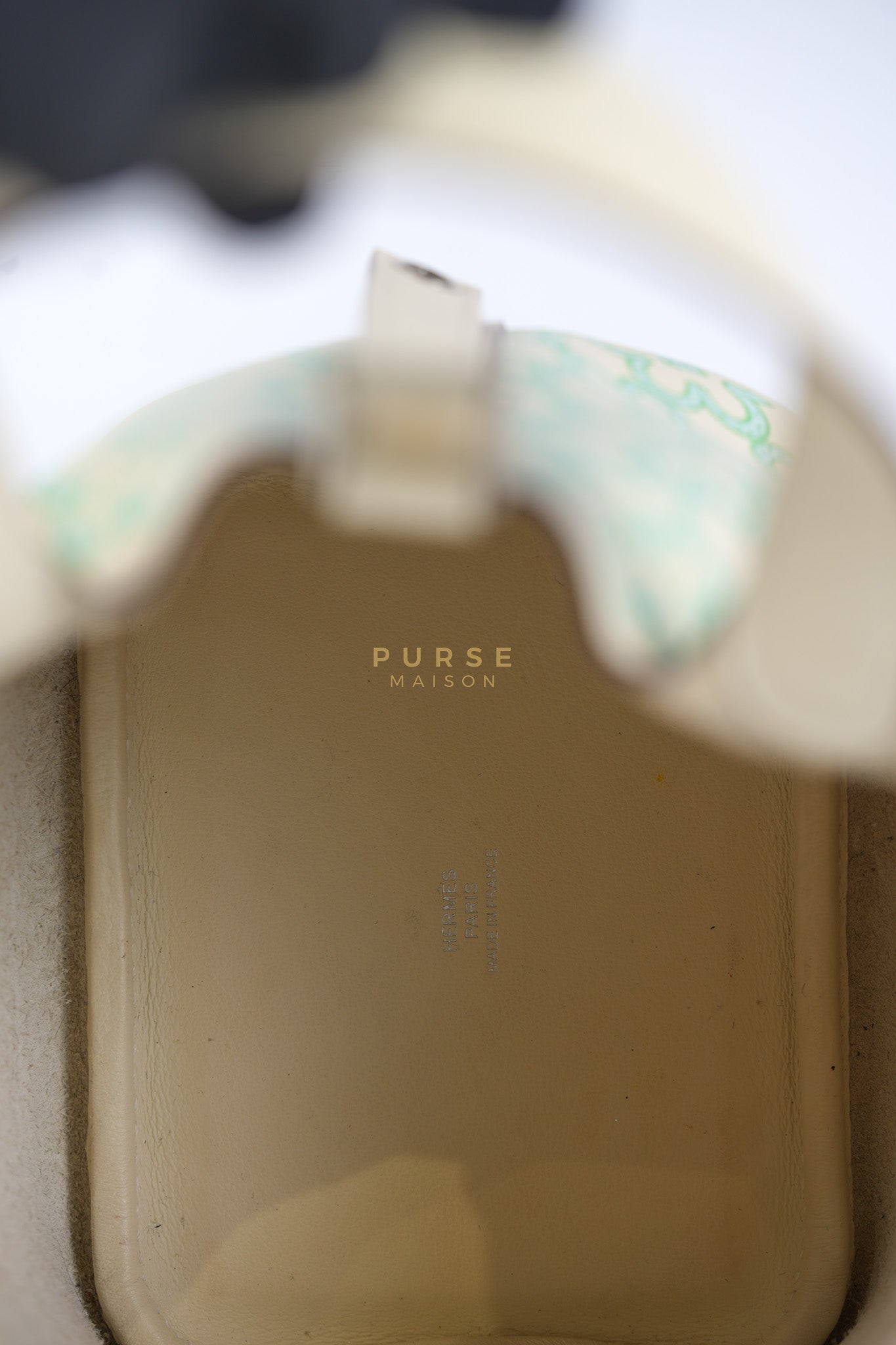 Picotin Lock Micro in Lucky Daisy Nata Swift Leather & Palladium Hardware Stamp B (2023) | Purse Maison Luxury Bags Shop