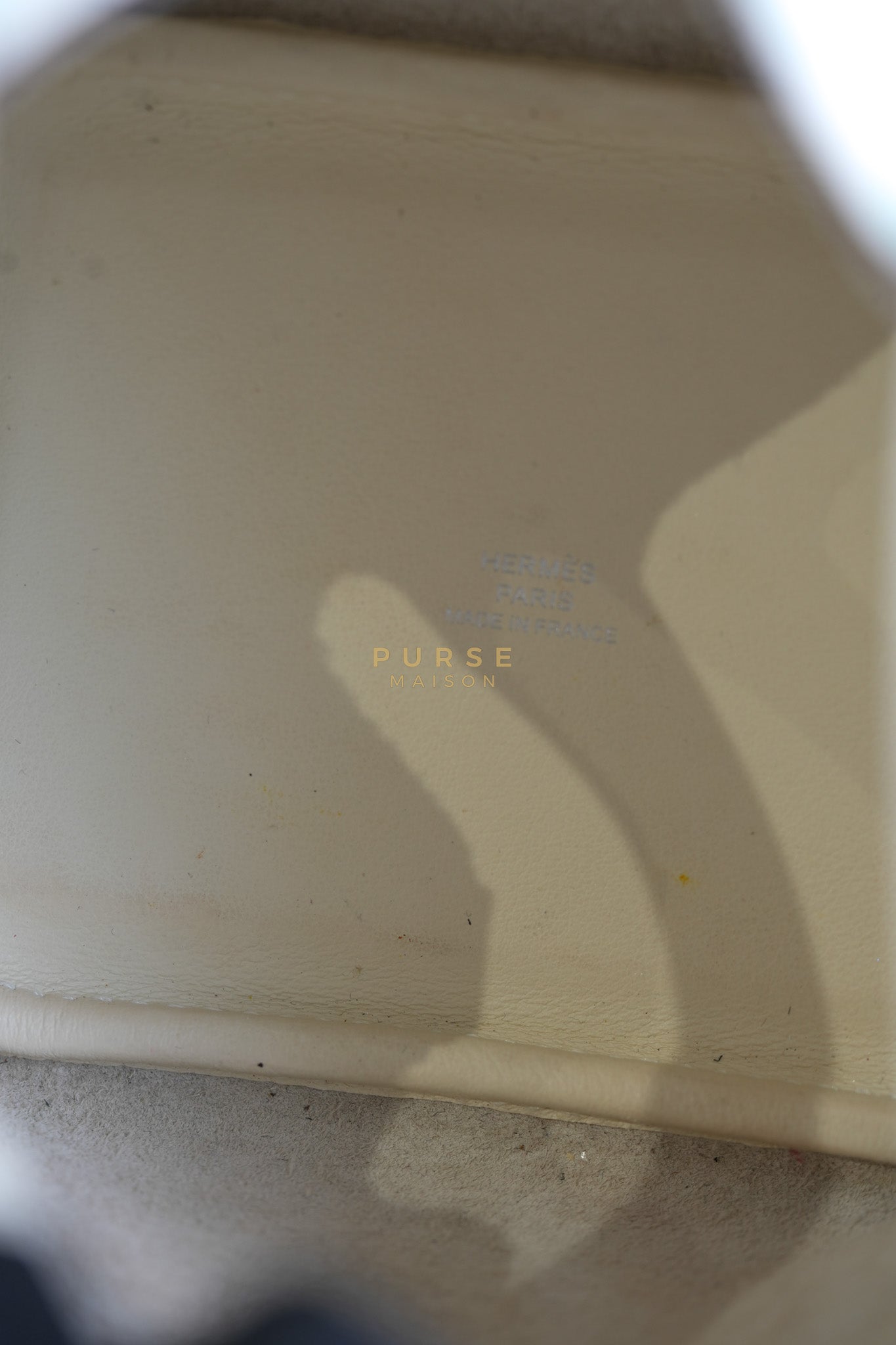 Picotin Lock Micro in Lucky Daisy Nata Swift Leather & Palladium Hardware Stamp B (2023) | Purse Maison Luxury Bags Shop