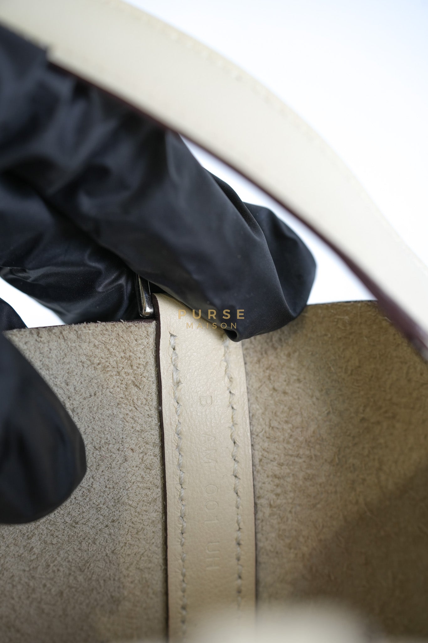 Picotin Lock Micro in Lucky Daisy Nata Swift Leather & Palladium Hardware Stamp B (2023) | Purse Maison Luxury Bags Shop