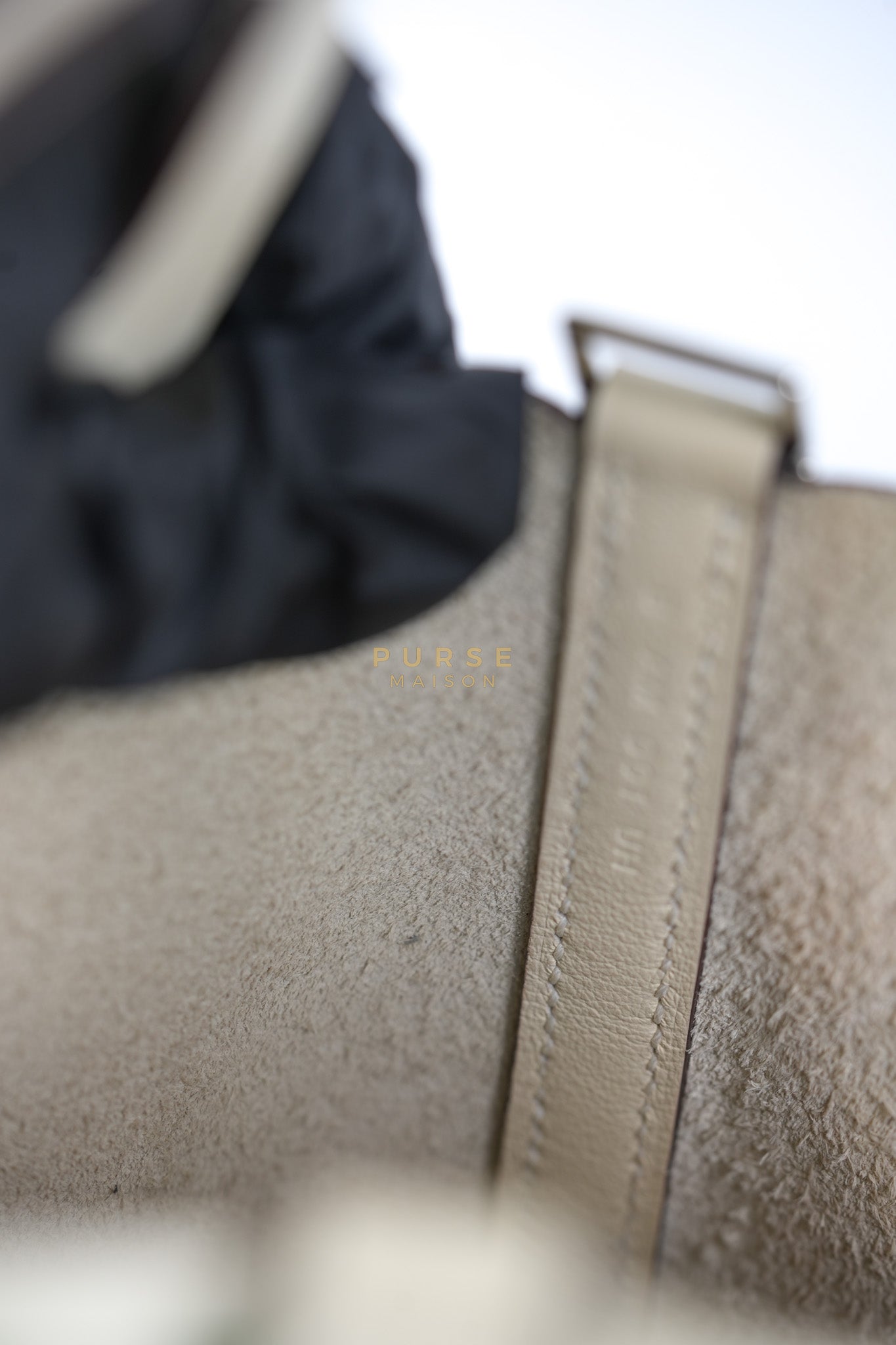 Picotin Lock Micro in Lucky Daisy Nata Swift Leather & Palladium Hardware Stamp B (2023) | Purse Maison Luxury Bags Shop