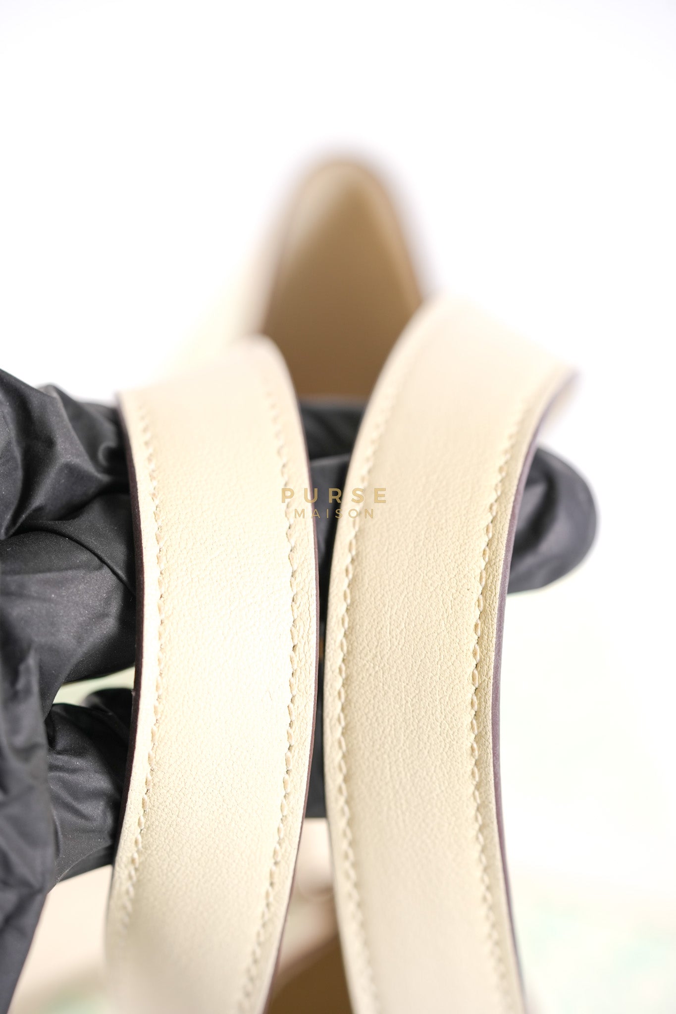 Picotin Lock Micro in Lucky Daisy Nata Swift Leather & Palladium Hardware Stamp B (2023) | Purse Maison Luxury Bags Shop