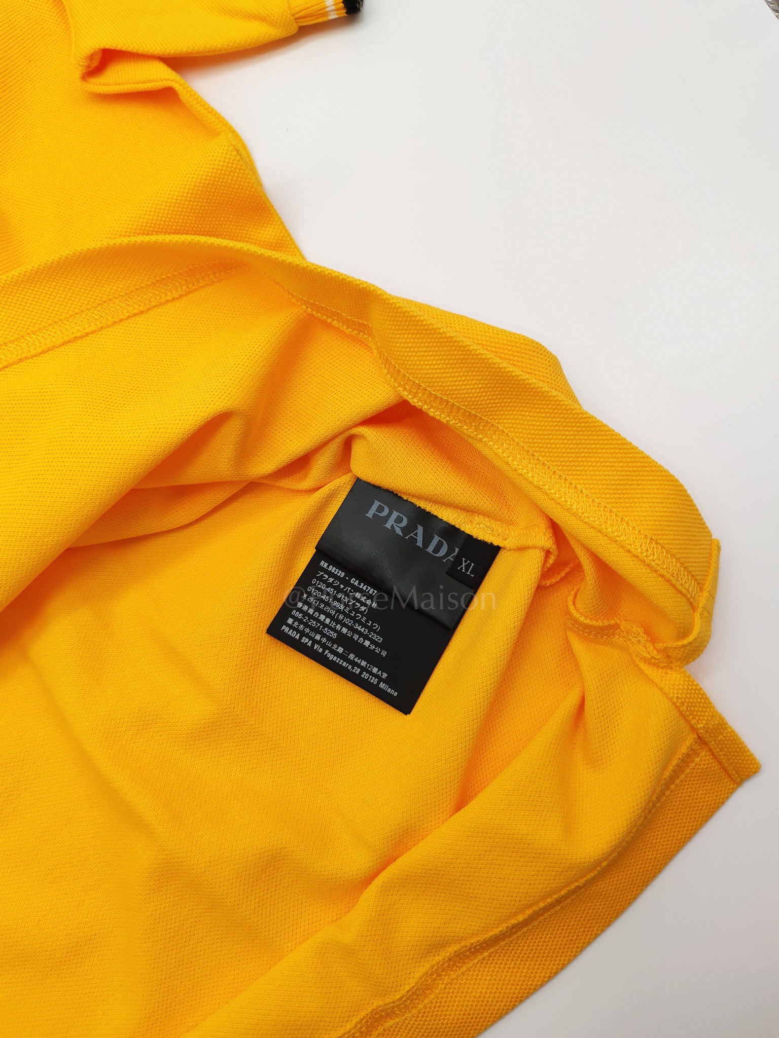 Piquet Sole (Yellow) Polo Shirt Size XL | Purse Maison Luxury Bags Shop