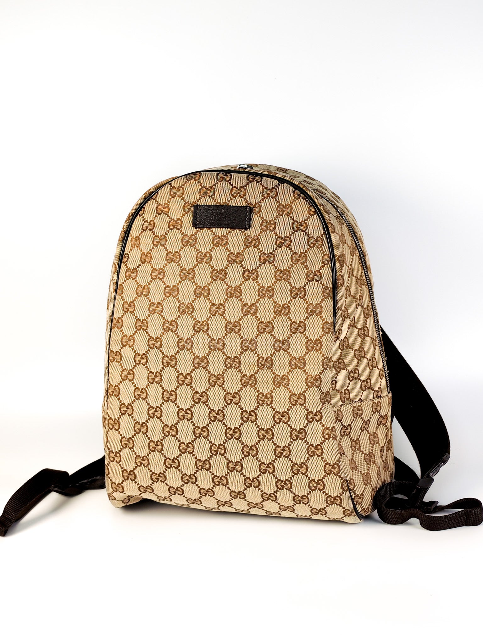 Backpack in Beige GG Supreme Canvas