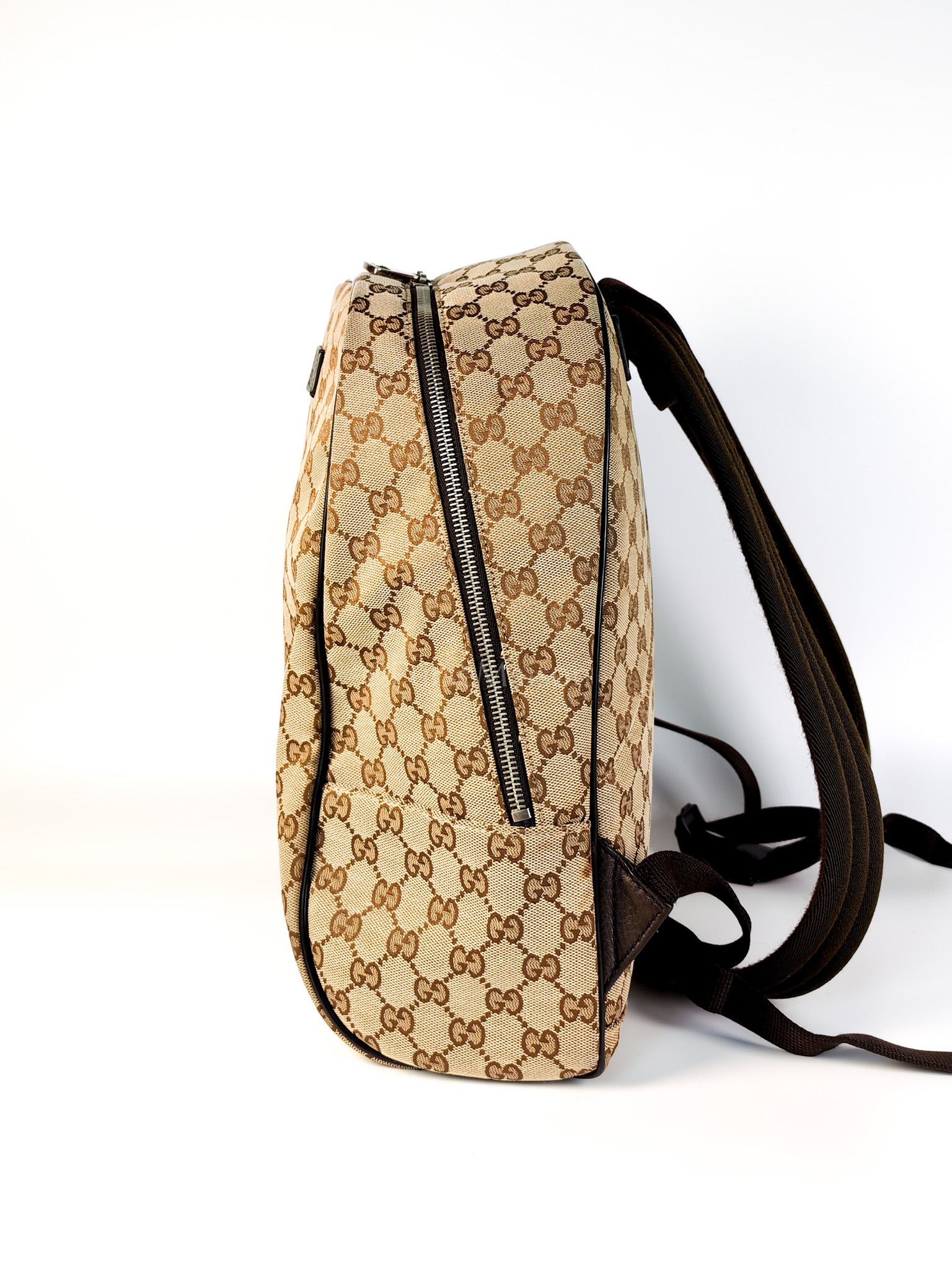 Backpack in Beige GG Supreme Canvas