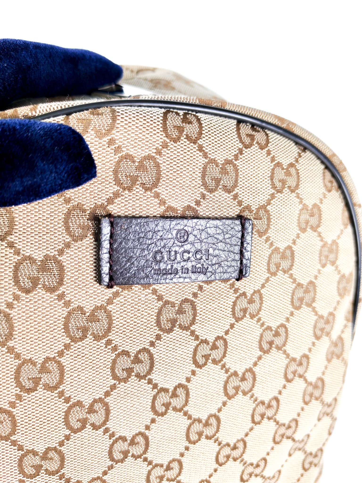 Backpack in Beige GG Supreme Canvas