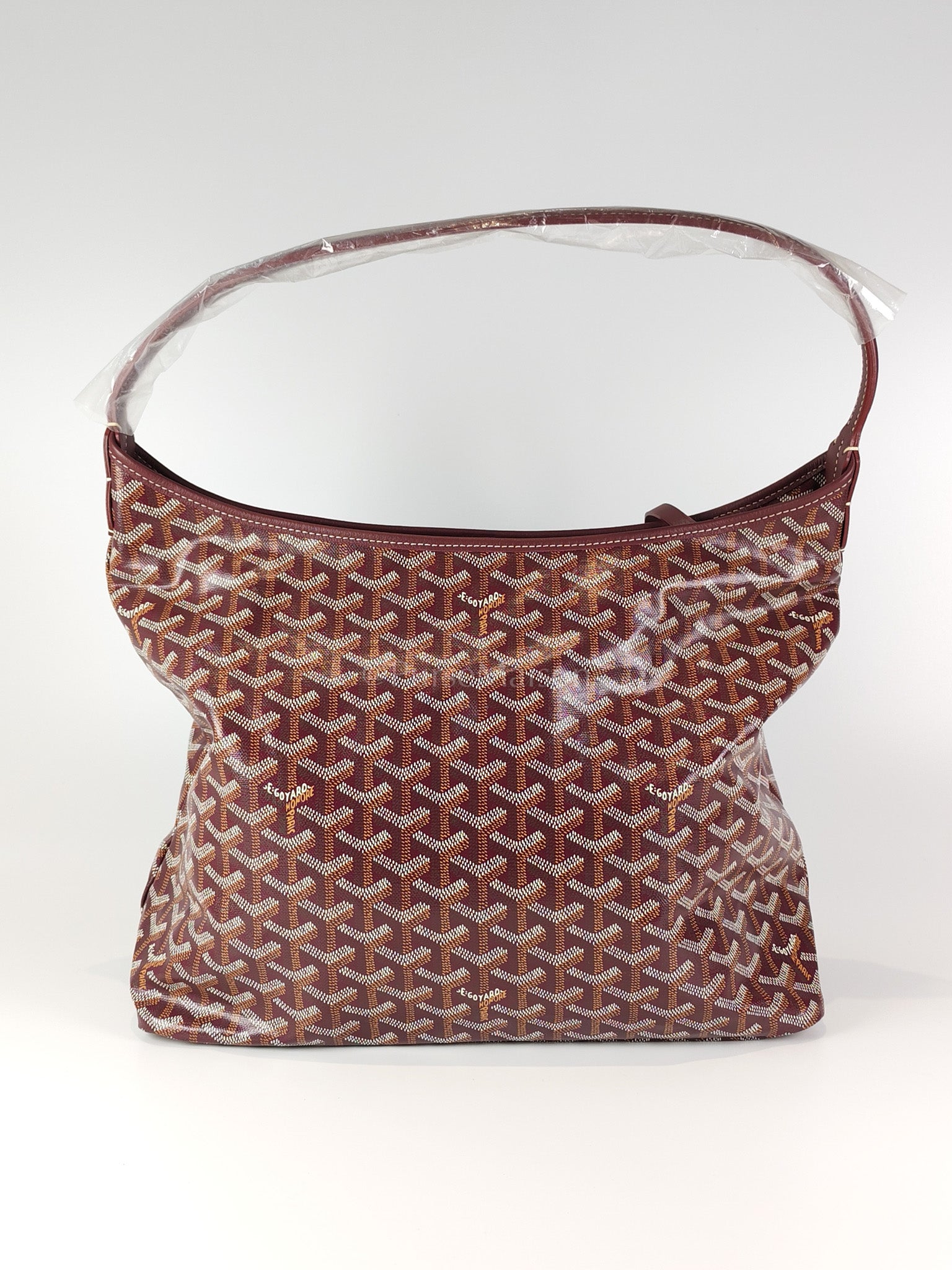 Boheme PM Burgundy in Goyardine Canvas