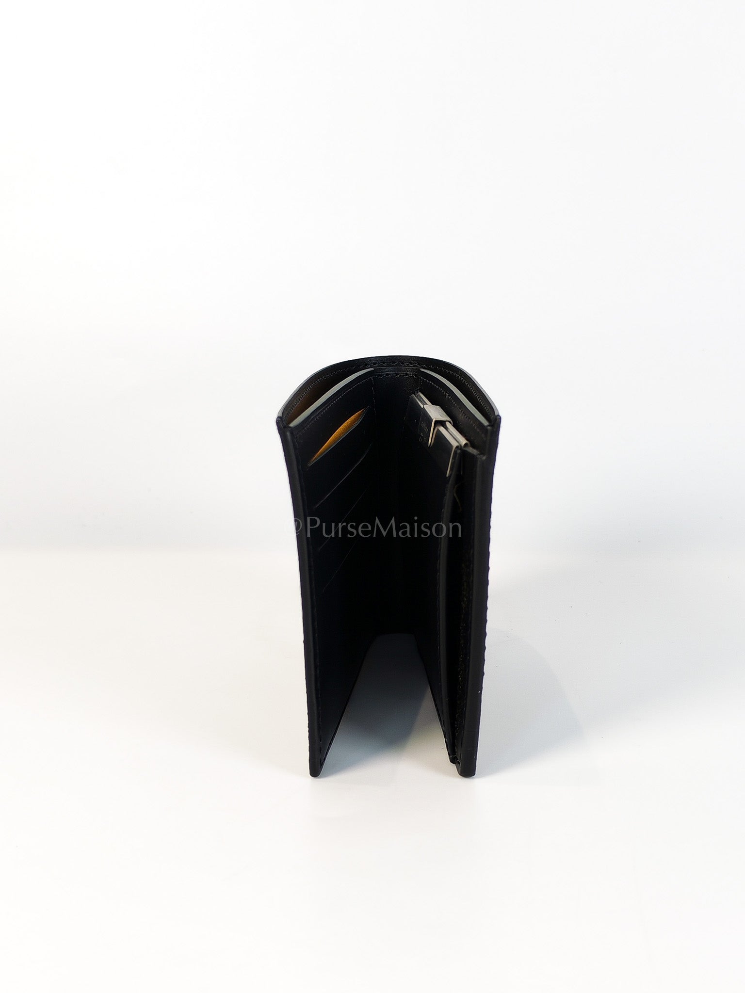 Saint Florentin Wallet in Noir/Black Goyardine Canvas