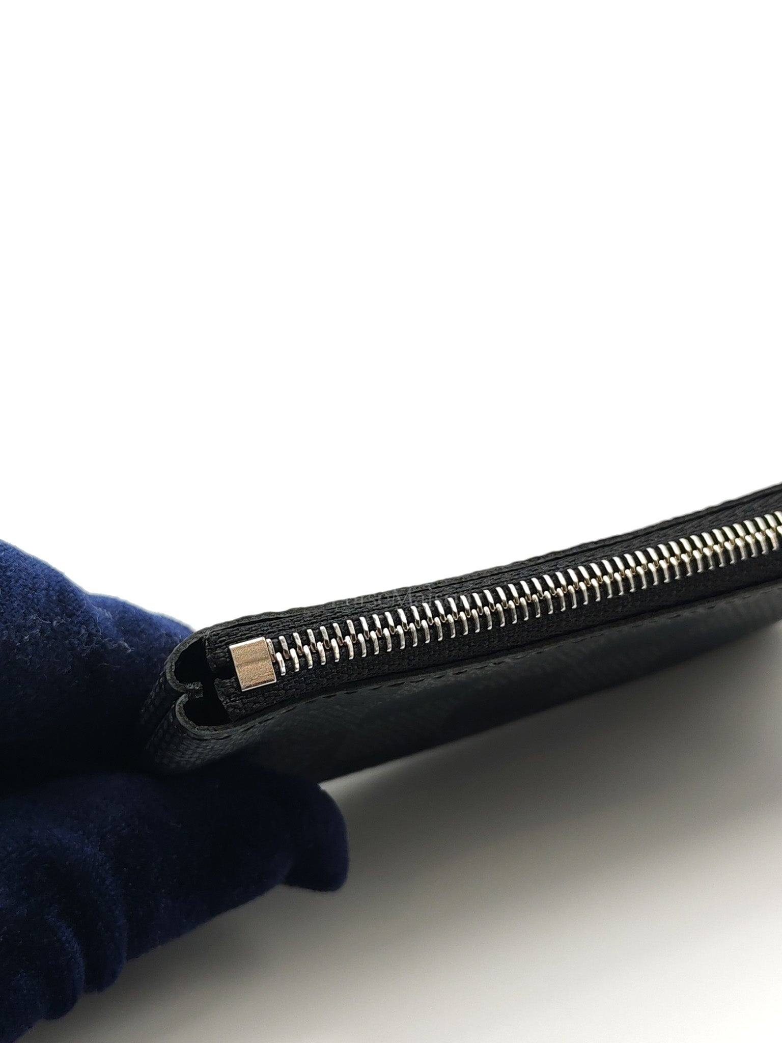 Pochette Cles Key Pouch in Damier Graphite Canvas & Silver Hardware (Datecode: CT4205) | Purse Maison Luxury Bags Shop