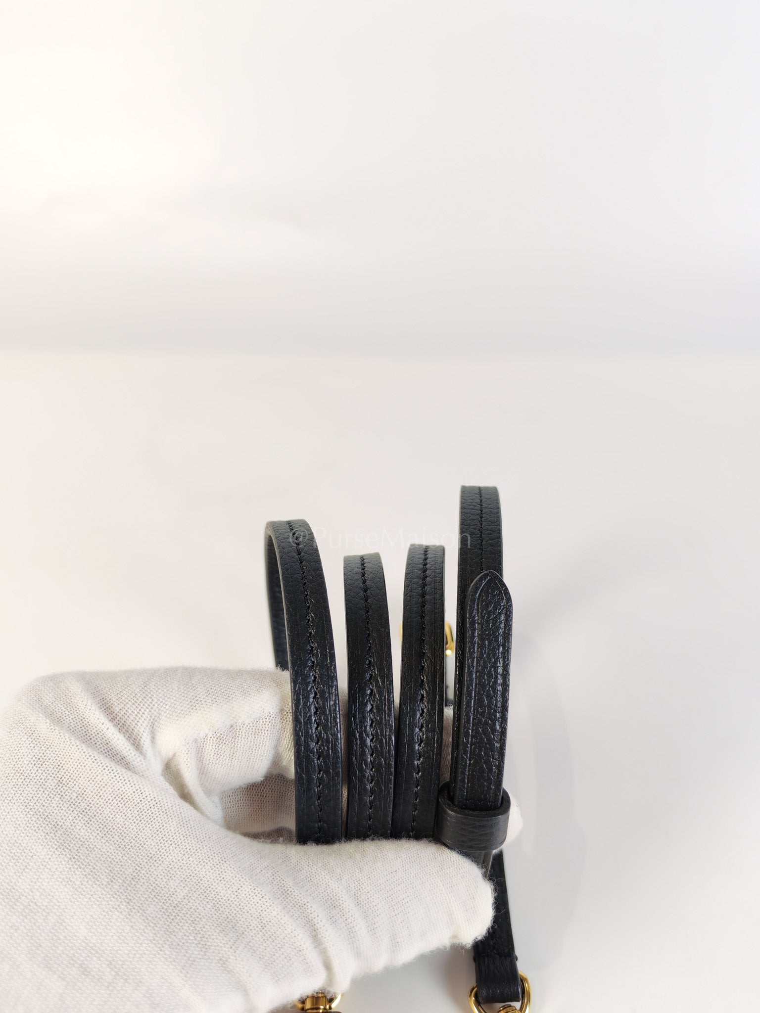 Pochette Double Zip in Bi-color Monogram Empriente Leather (Microchip) | Purse Maison Luxury Bags Shop