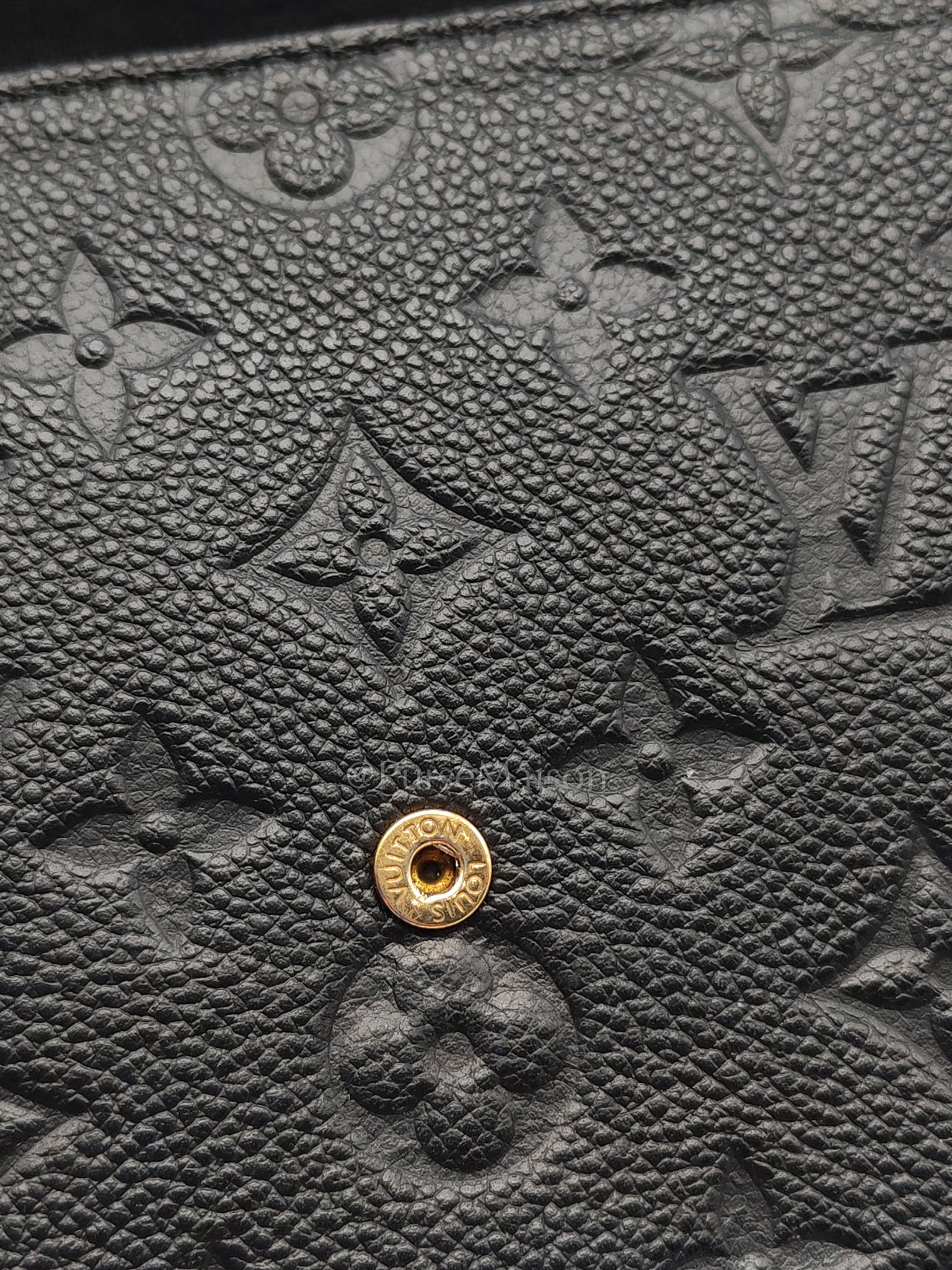 Pochette Felicie in Black Monogram Empreinte Leather (Date Code: SD2168) | Purse Maison Luxury Bags Shop