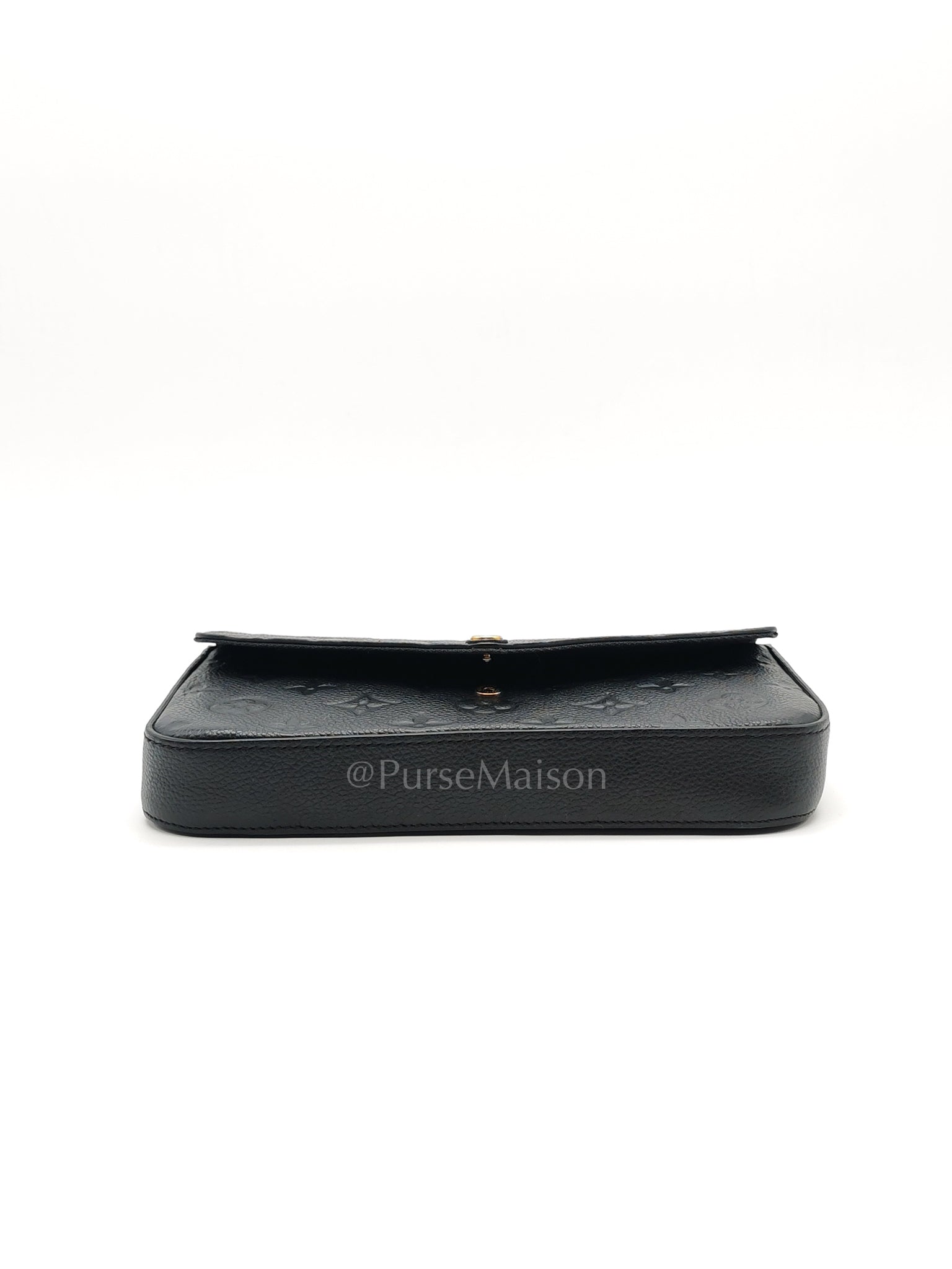 Pochette Felicie in Black Monogram Empreinte Leather (Date Code: SD2168) | Purse Maison Luxury Bags Shop