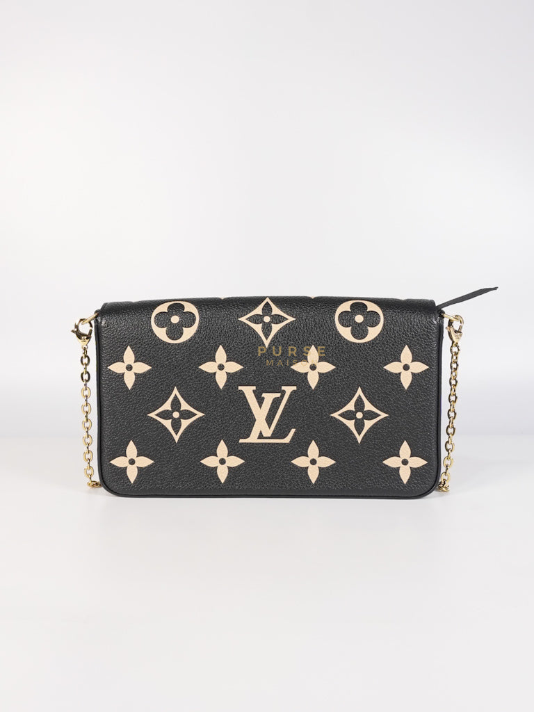 Pochette Félicie Monogram Empreinte Bicolor (Microchip) | Purse Maison Luxury Bags Shop