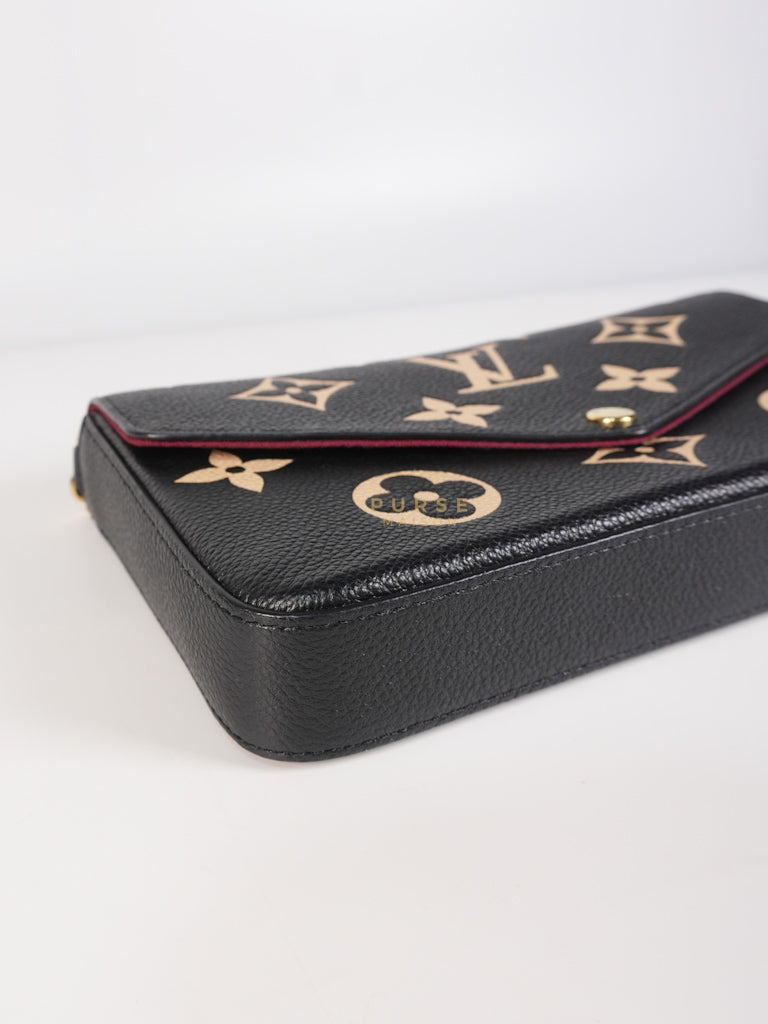 Pochette Félicie Monogram Empreinte Bicolor (Microchip) | Purse Maison Luxury Bags Shop