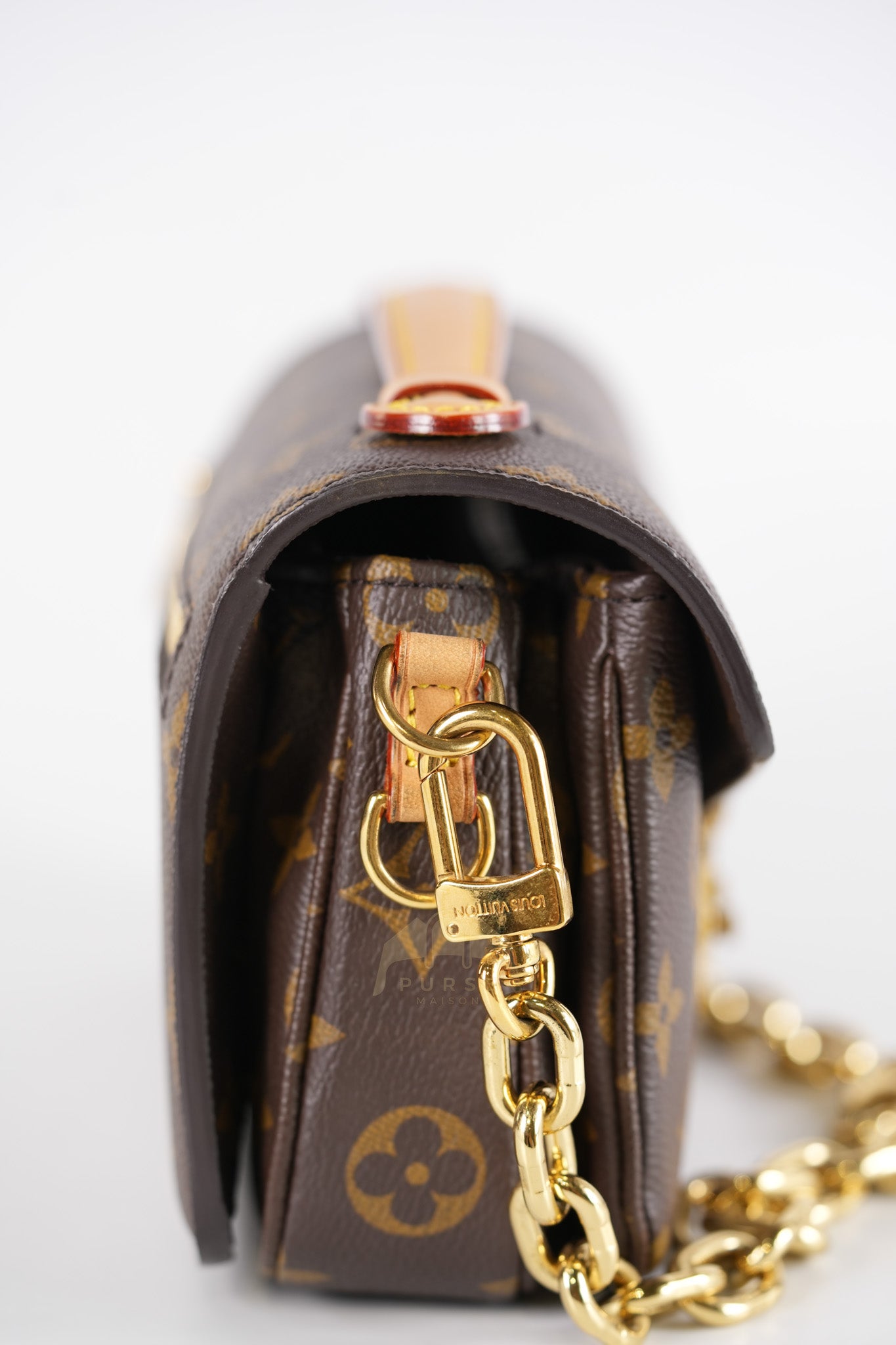 Pochette Metis East West in Monogram Canvas & Gold Hardware Microchip | Purse Maison Luxury Bags Shop