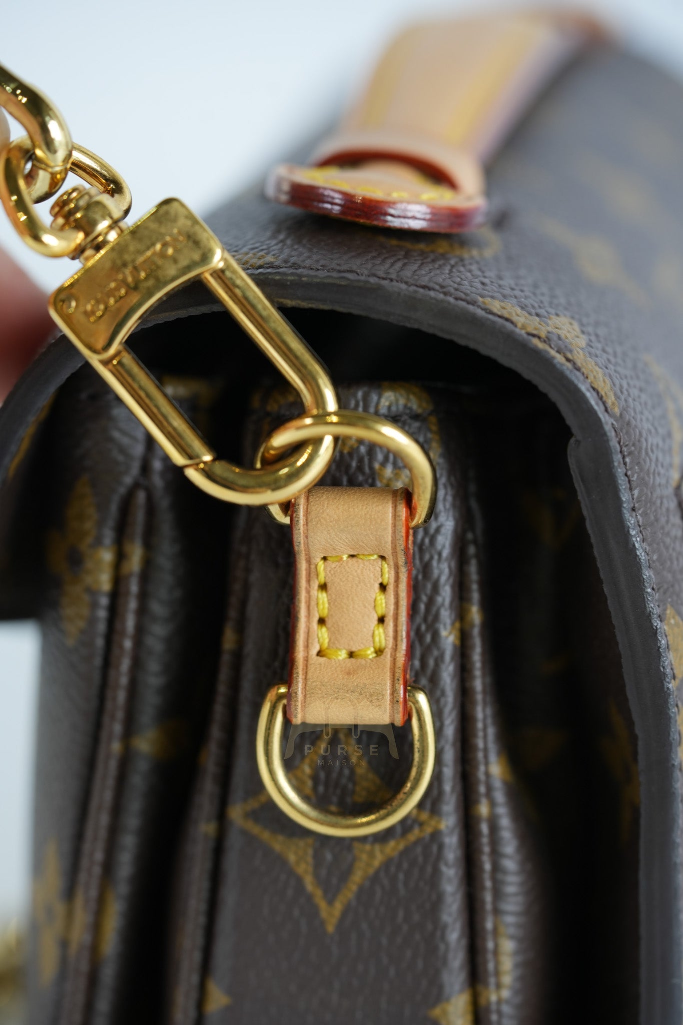 Pochette Metis East West in Monogram Canvas & Gold Hardware Microchip | Purse Maison Luxury Bags Shop