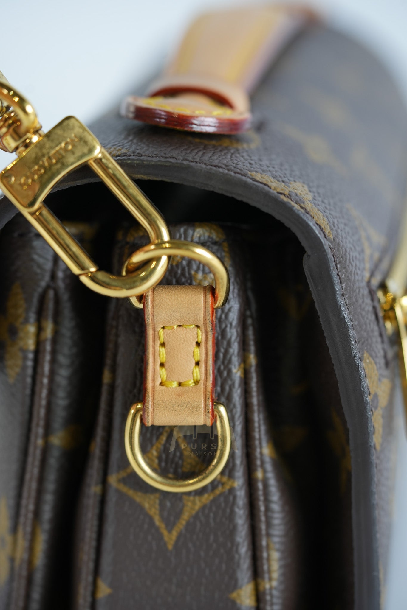 Pochette Metis East West in Monogram Canvas & Gold Hardware Microchip | Purse Maison Luxury Bags Shop