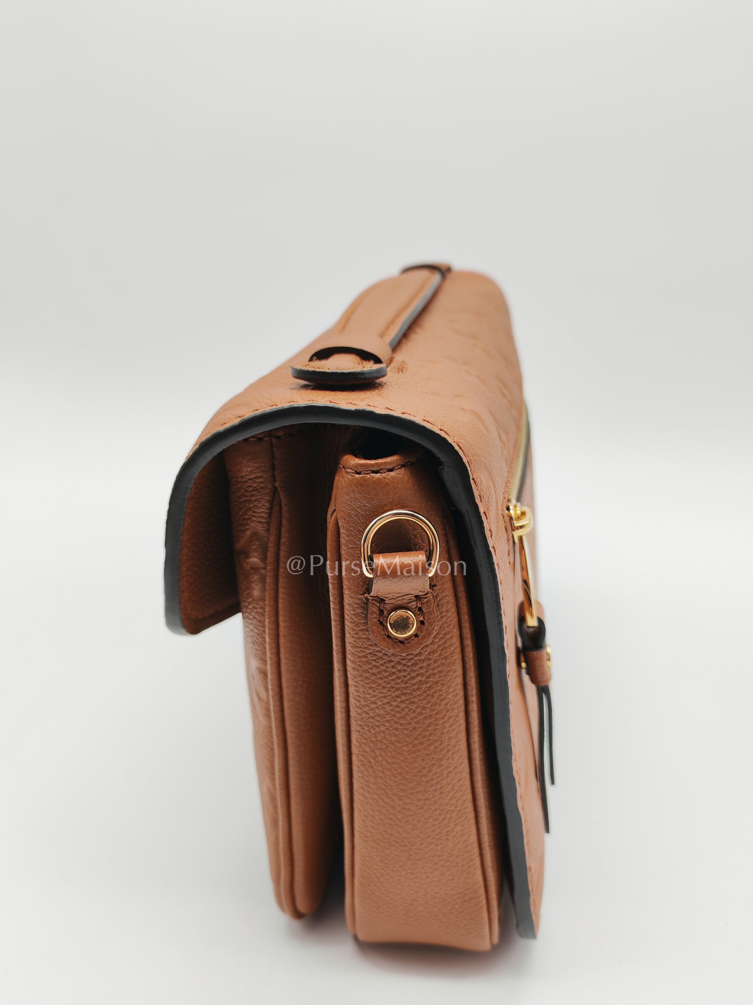 Pochette Metis in Cognac Monogram Empriente Leather (Microchip) | Purse Maison Luxury Bags Shop