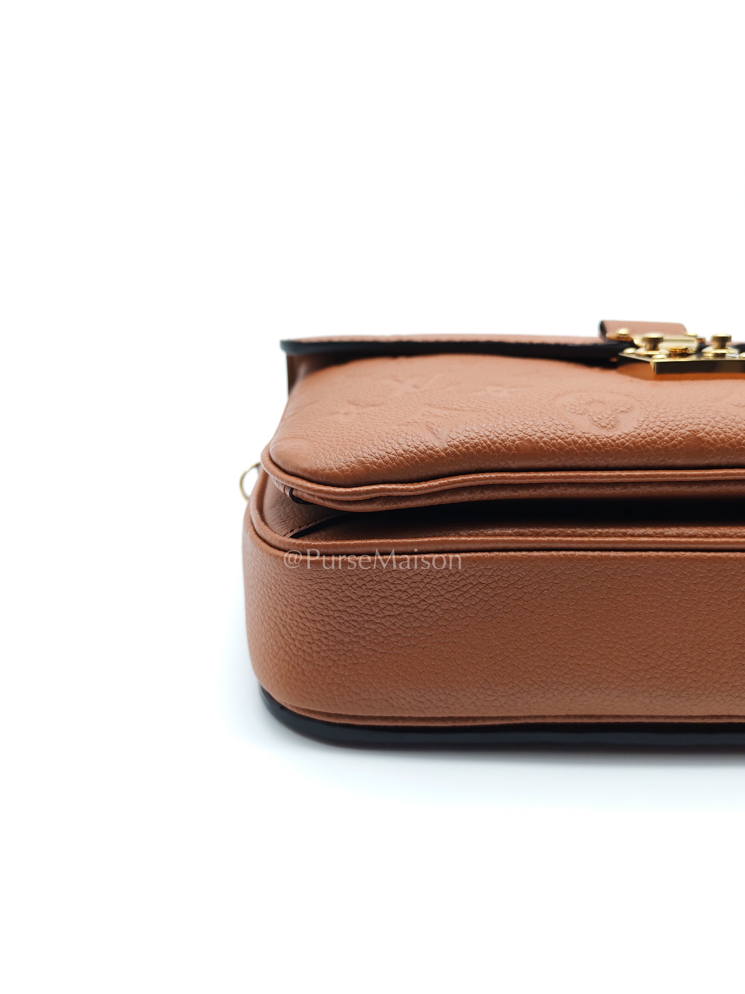 Pochette Metis in Cognac Monogram Empriente Leather (Microchip) | Purse Maison Luxury Bags Shop
