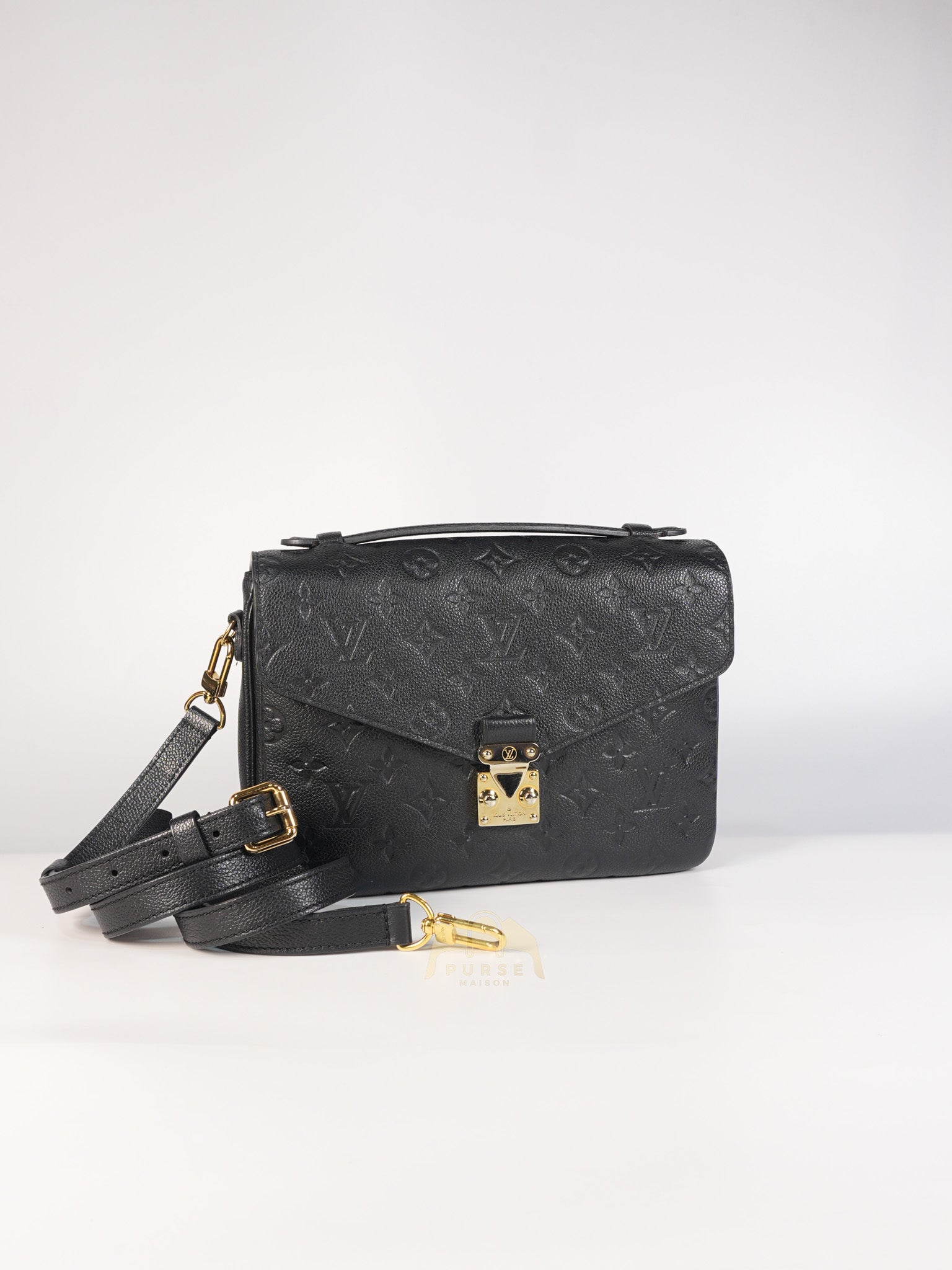 Pochette Metis in Noir Empreinte Monogram Canvas (Date Code: AR5108) | Purse Maison Luxury Bags Shop