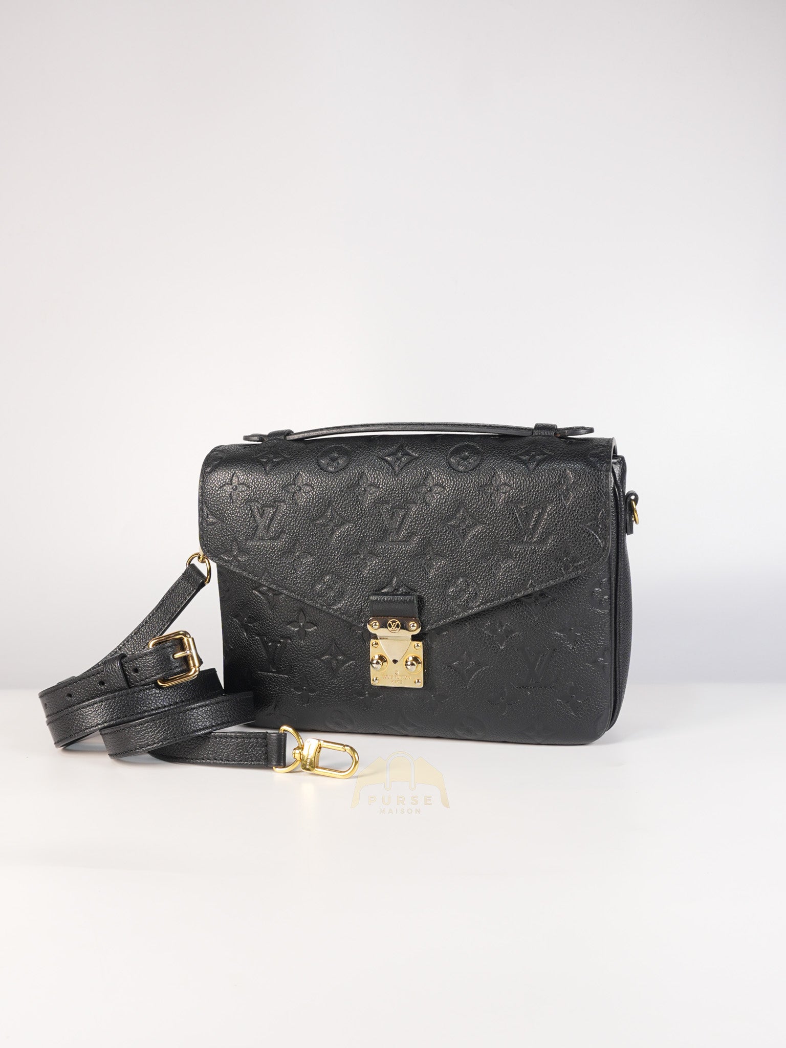 Pochette Metis in Noir Empreinte Monogram Canvas (Date Code: AR5108) | Purse Maison Luxury Bags Shop