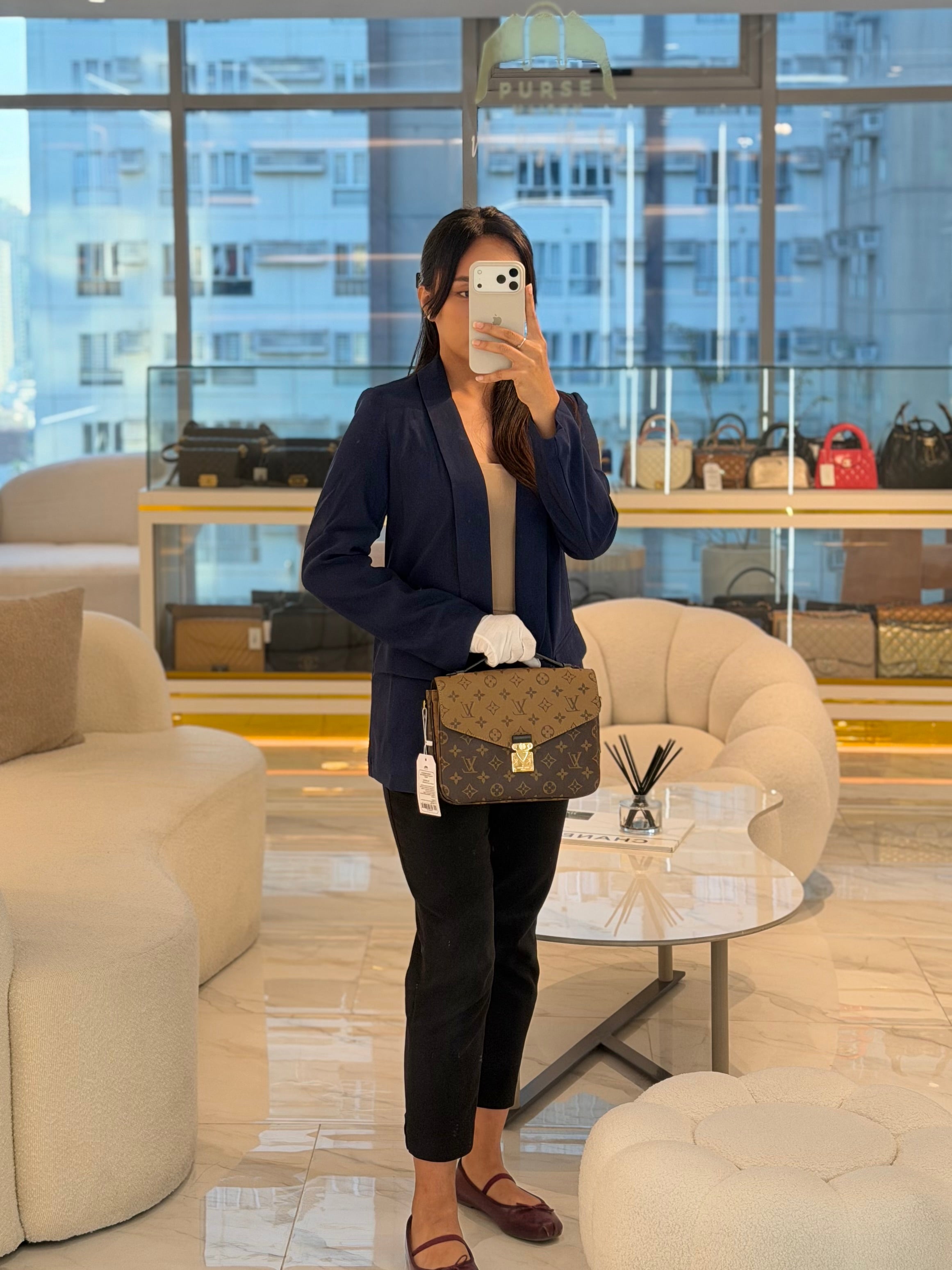 Pochette Metis in Reverse Monogram Canvas (Date Code: FO5129) | Purse Maison Luxury Bags Shop