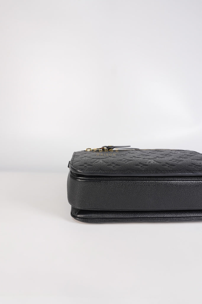 Pochette Metis MM in Black Empreinte Leather (Microchip) | Purse Maison Luxury Bags Shop
