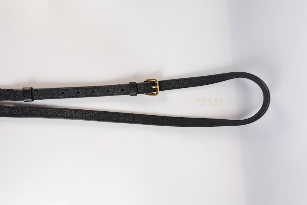 Pochette Metis MM in Black Empreinte Leather (Microchip) | Purse Maison Luxury Bags Shop