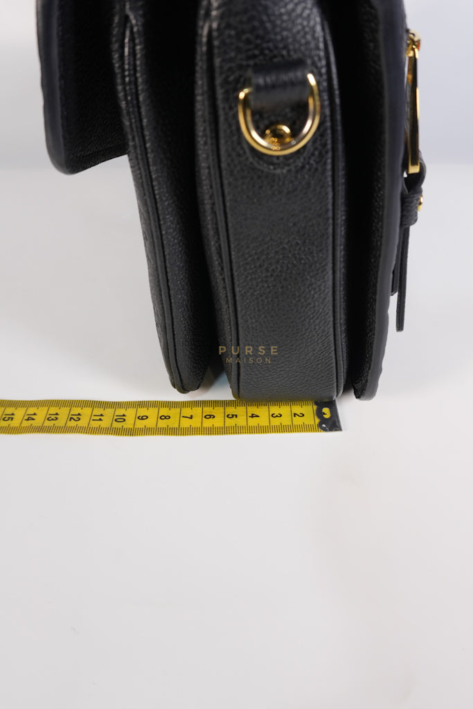 Pochette Metis MM in Black Empreinte Leather (Microchip) | Purse Maison Luxury Bags Shop