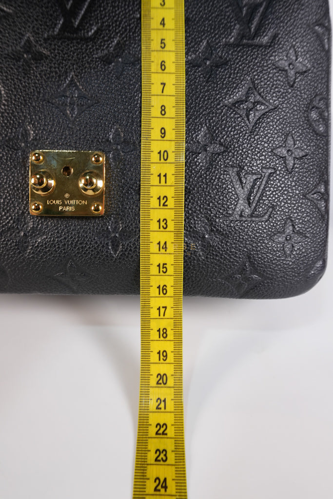Pochette Metis MM in Black Empreinte Leather (Microchip) | Purse Maison Luxury Bags Shop