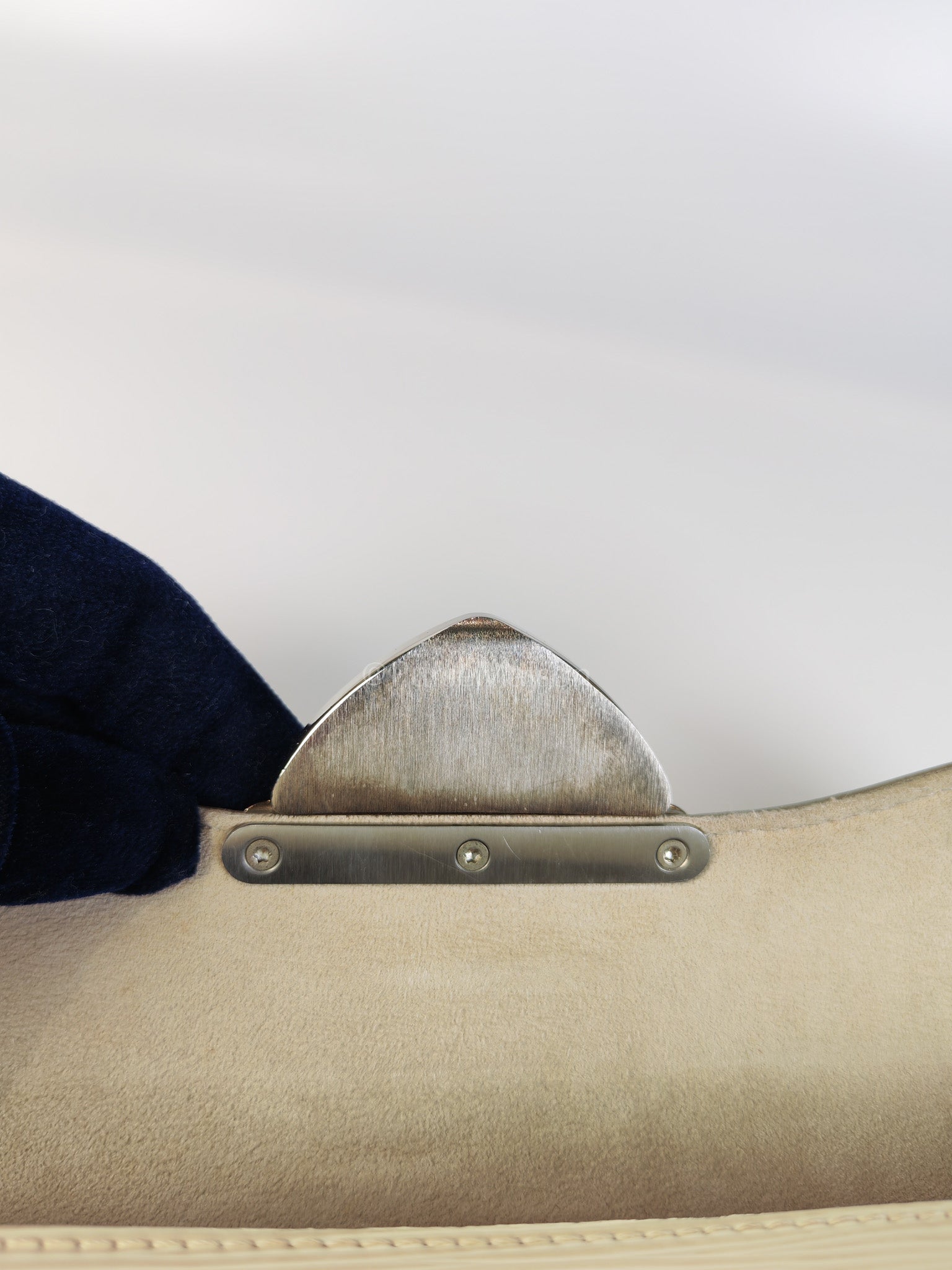 Pochette Montaigne In Cream Epi Leather Clutch Shoulder Bag (Date Code: TJ1170) | Purse Maison Luxury Bags Shop