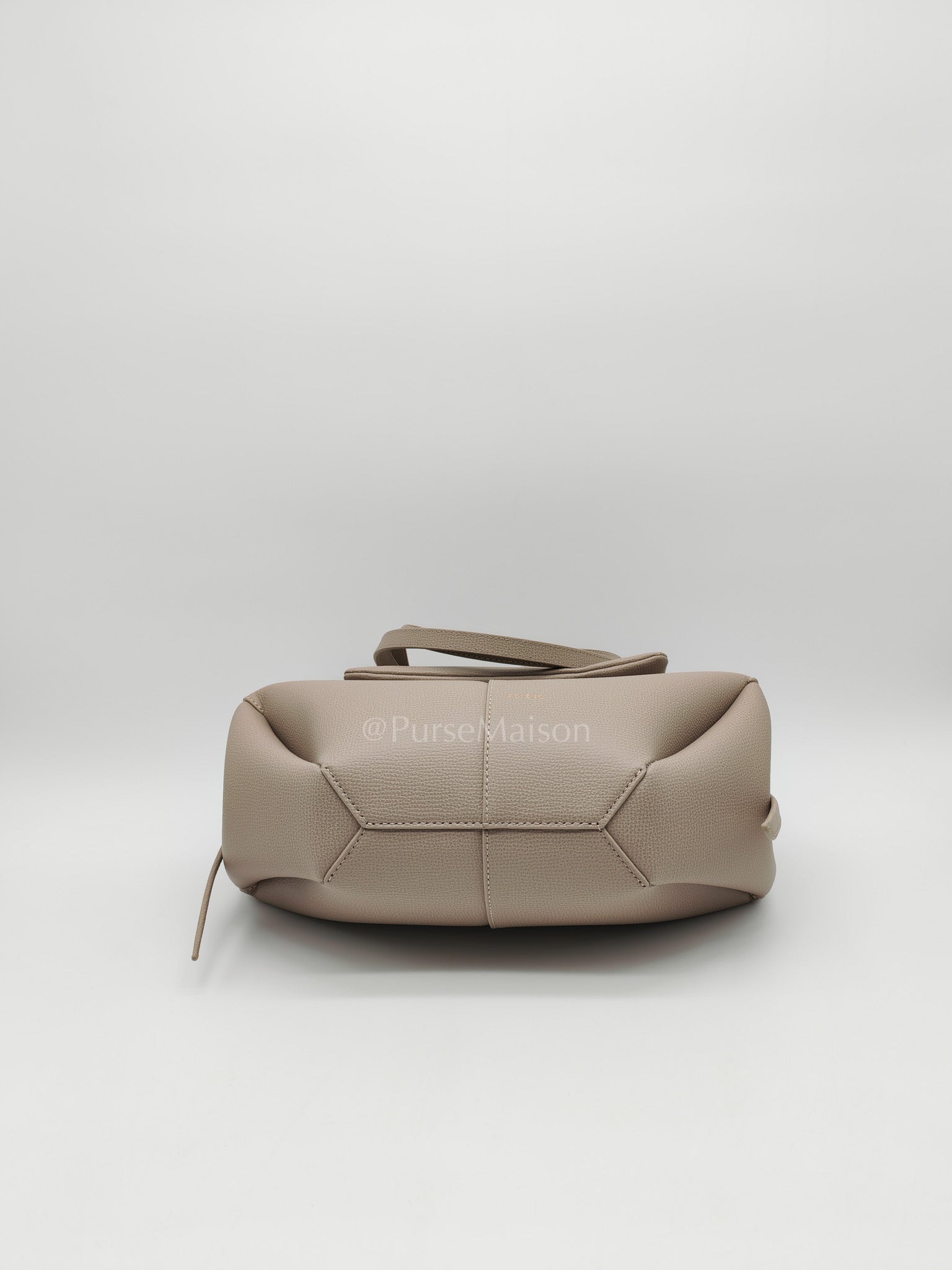 Cyme Mini in Taupe Graine Leather Tote Bag | Purse Maison Luxury Bags Shop