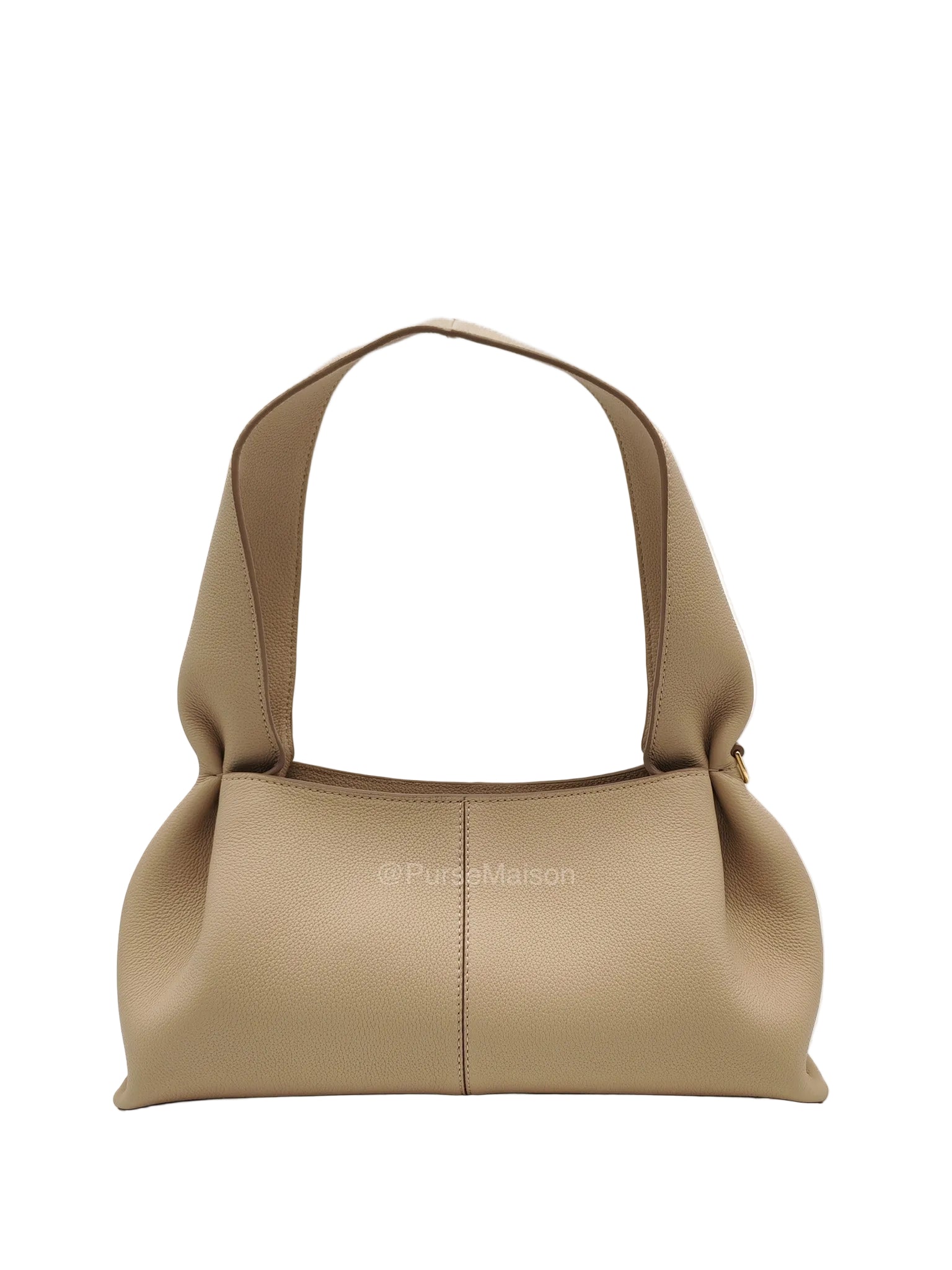 Polene Neuf East-West in Sand Graine leather | Purse Maison Luxury Bags Shop