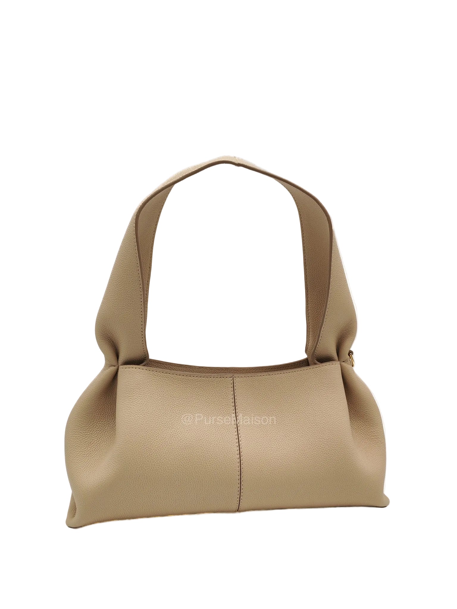 Polene Neuf East-West in Sand Graine leather | Purse Maison Luxury Bags Shop