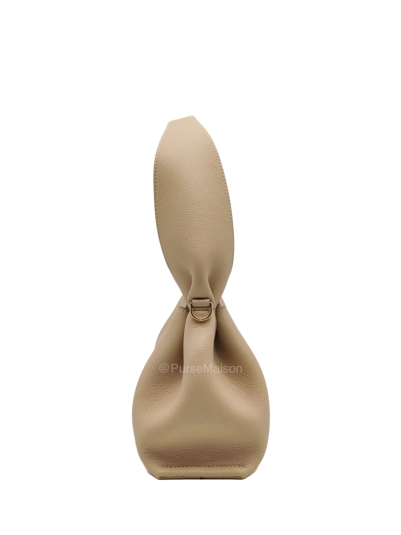 Polene Neuf East-West in Sand Graine leather | Purse Maison Luxury Bags Shop