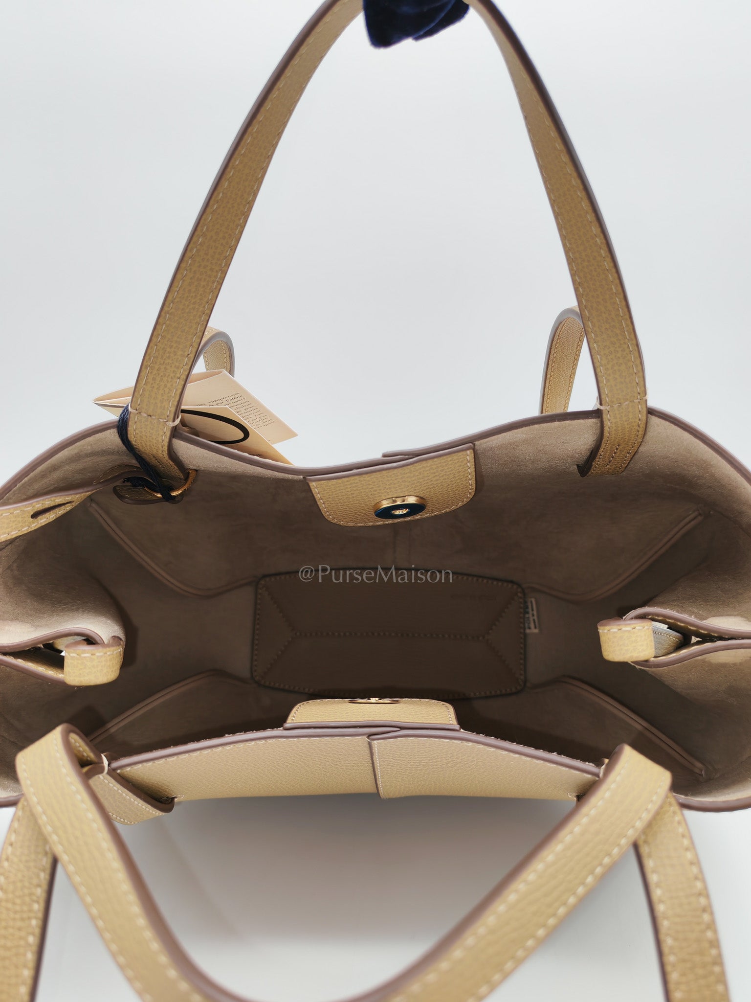 Polene Mini Cyme in Olive Green Graine Leather | Purse Maison Luxury Bags Shop