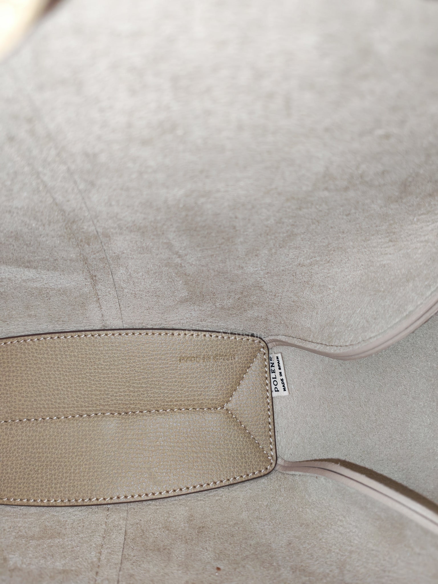 Polene Mini Cyme in Olive Green Graine Leather | Purse Maison Luxury Bags Shop