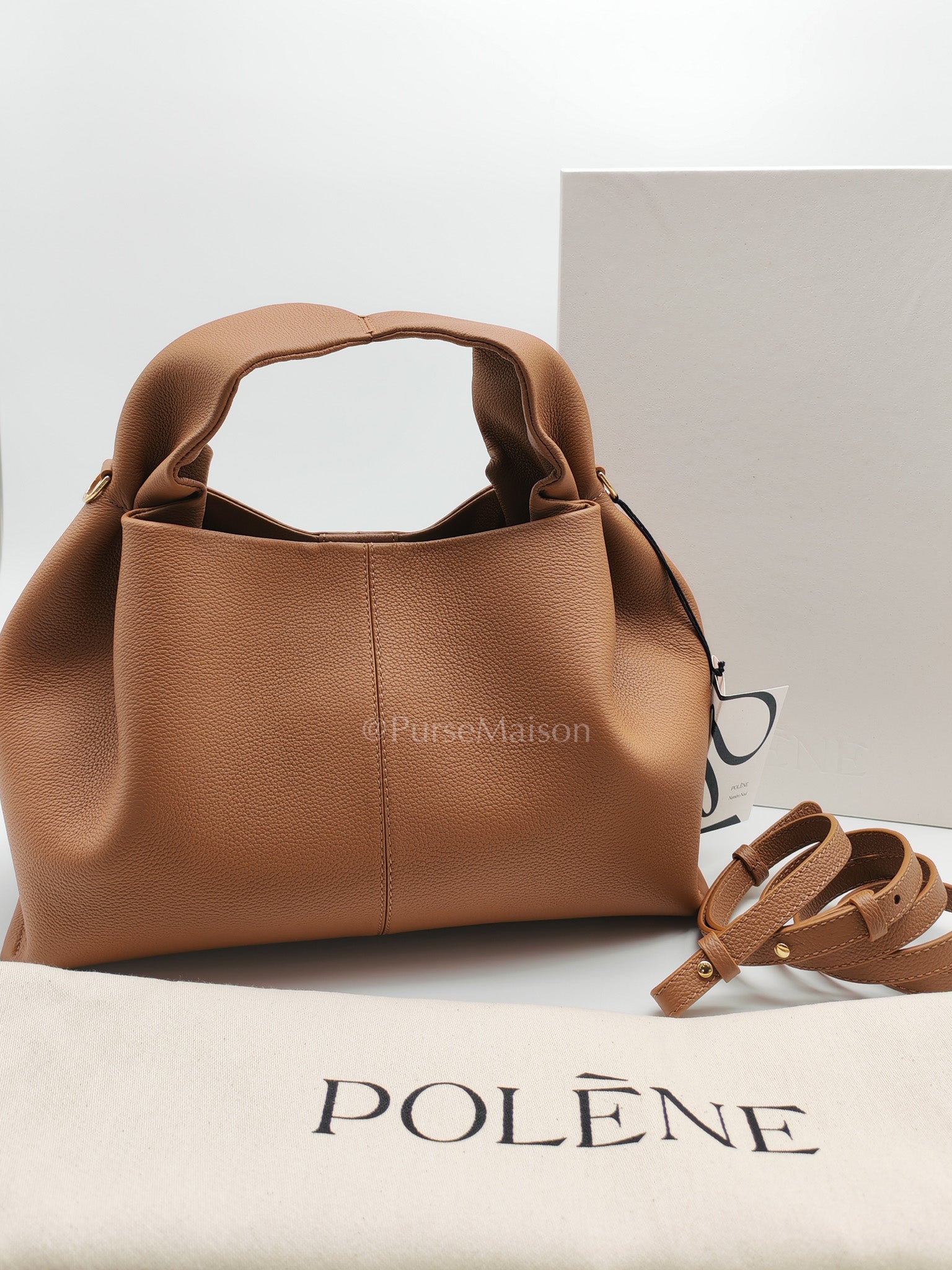 Numero Neuf in Camel Graine Leather