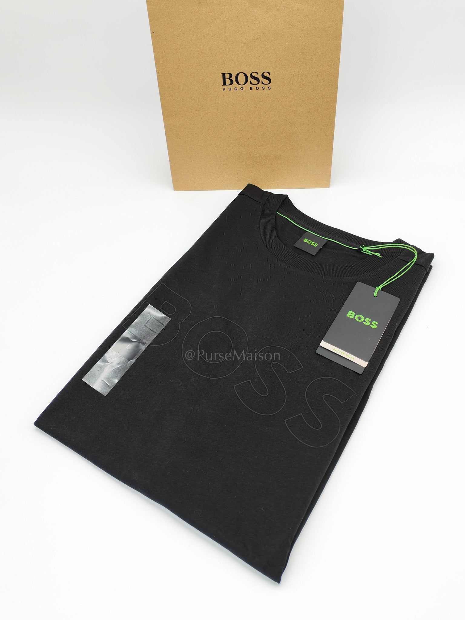 Jersey Cotton T-Shirt in Black for Men Size L