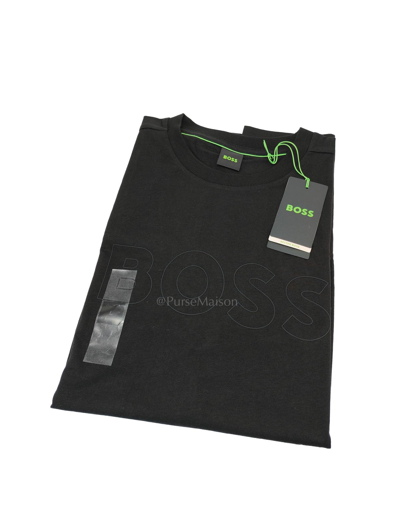 Jersey Cotton T-Shirt in Black for Men Size L