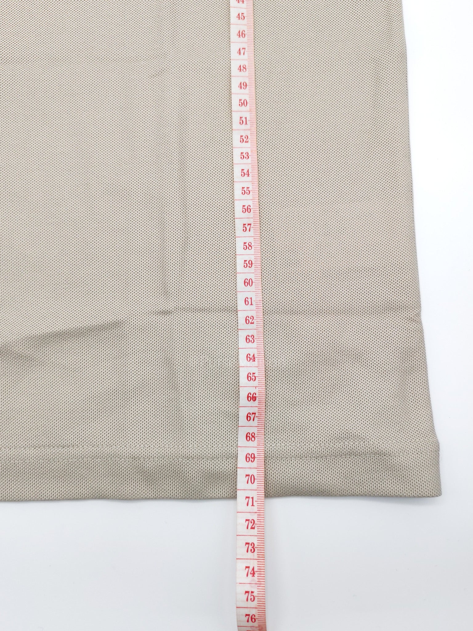 Jersey Polo Shirt in Light Beige for Men Size L