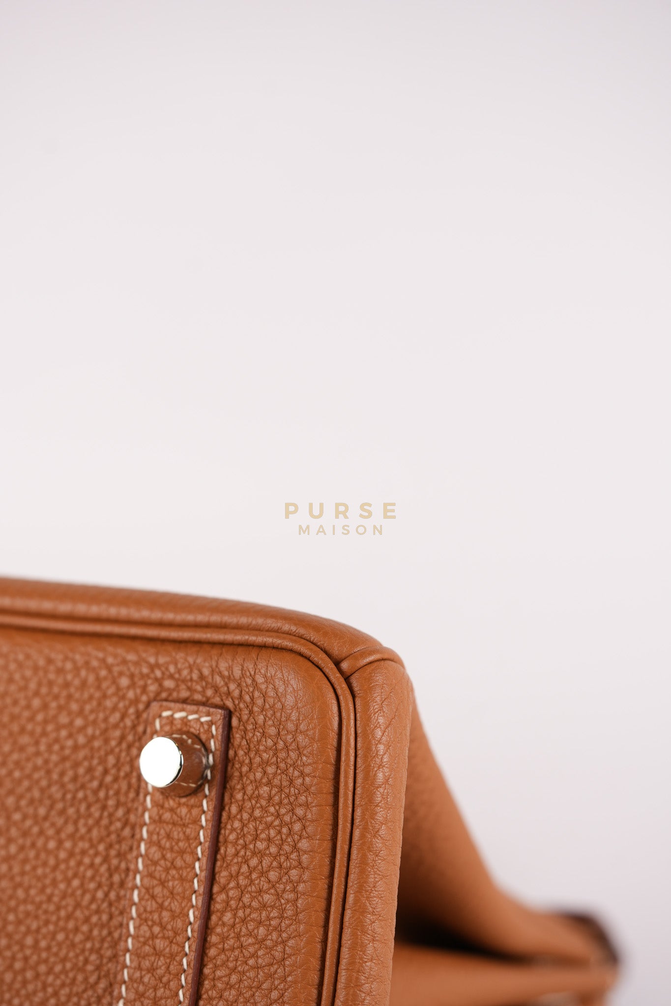 Birkin 25 Retourne in Gold Togo Leather and Palladium Hardware Stamp Y (2020)