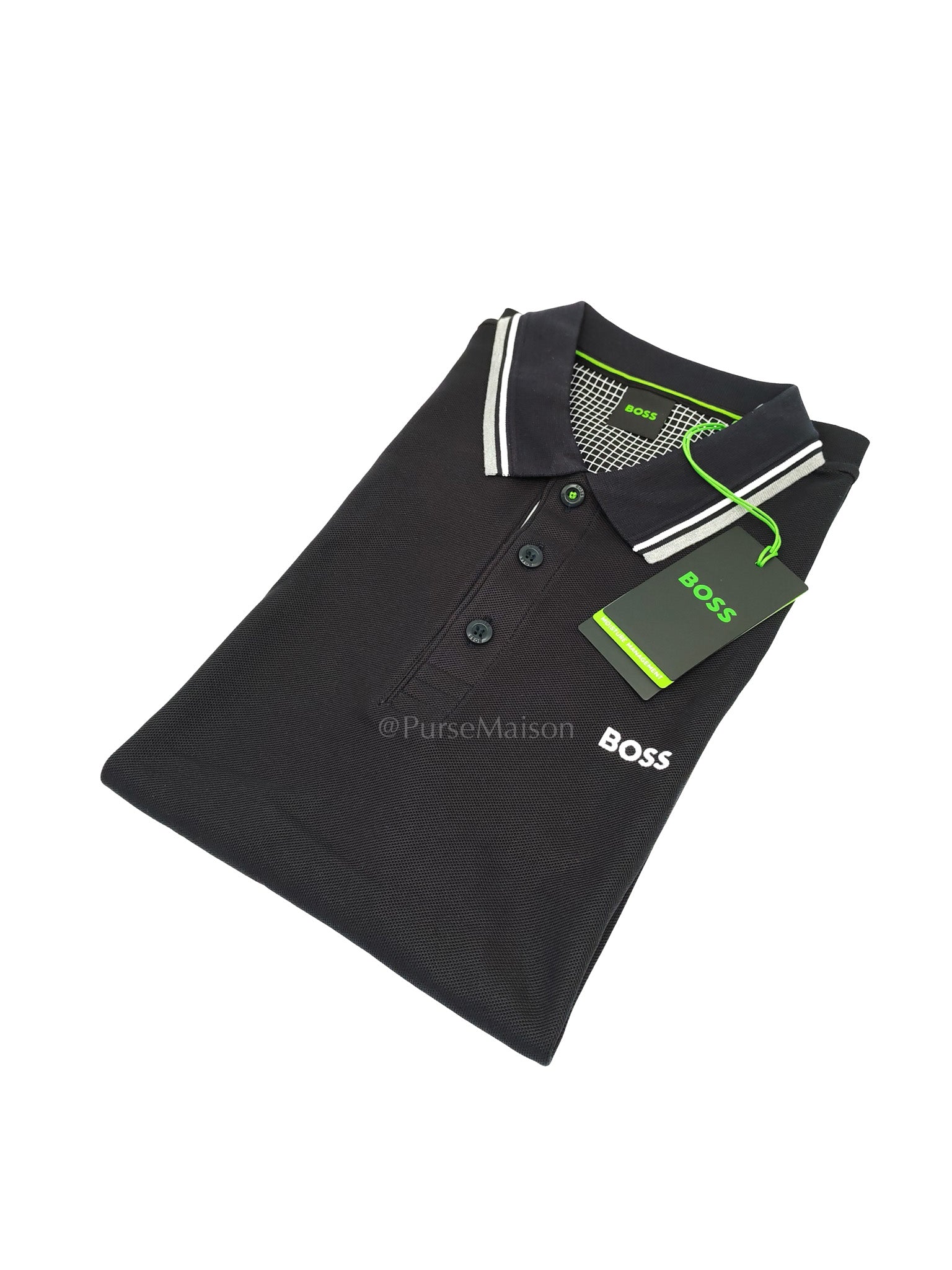 Jersey Polo Shirt in Navy/Dark Blue for Men Size L