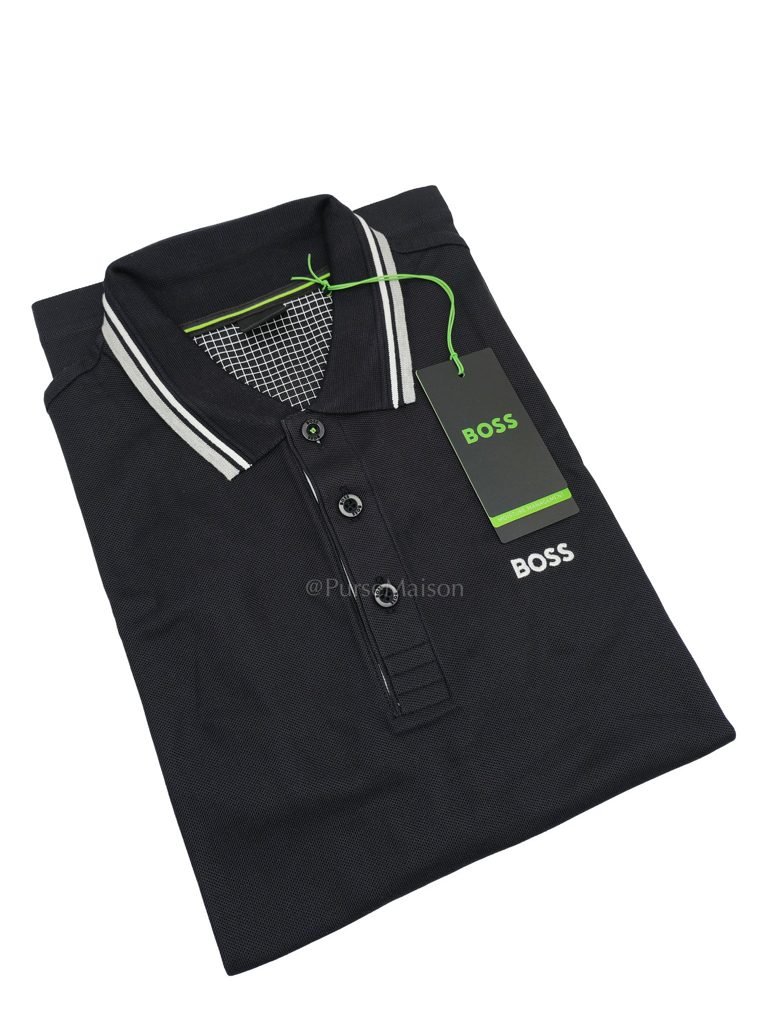 Jersey Polo Shirt in Navy for Men Size M