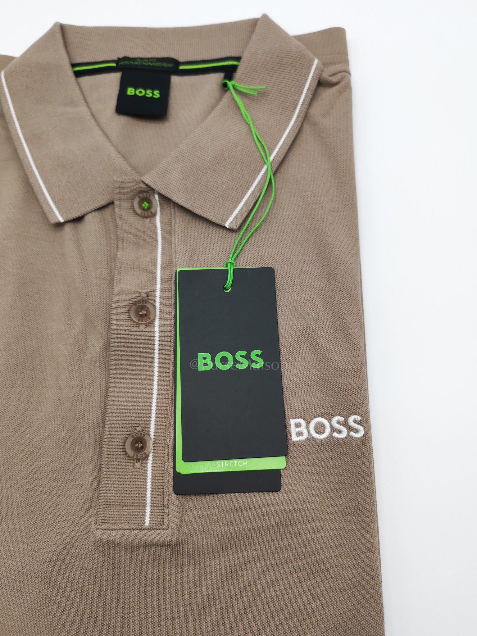 Jersey Polo Shirt in Khaki for Men Size M