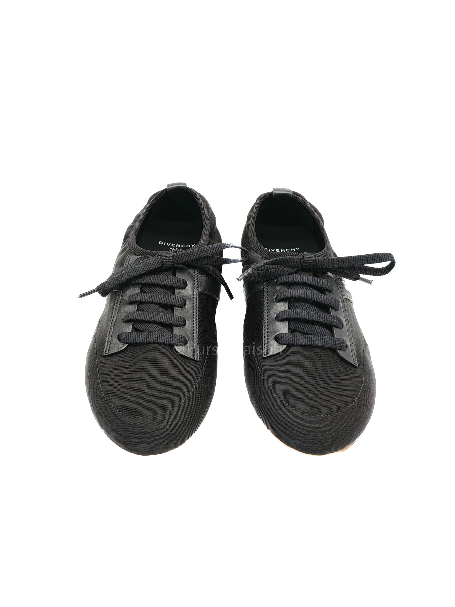 Polyamide Low Top Canvas Sneakers Black 37EU (23cm) | Purse Maison Luxury Bags Shop