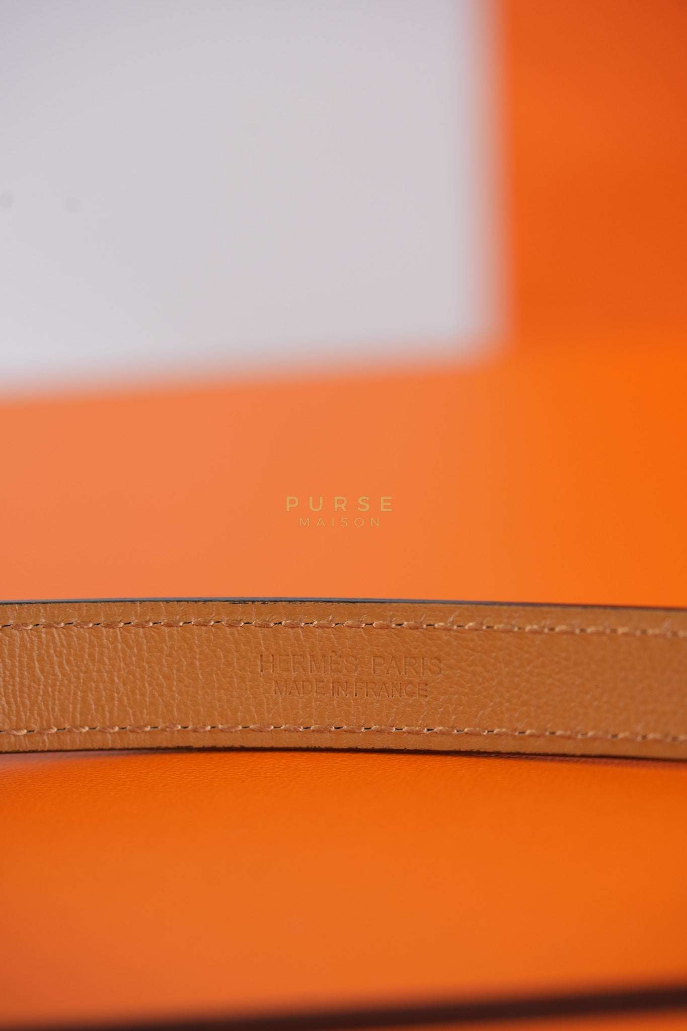 Pop H 15 Belt in Nior/Gold Epsom Leather Size 80 Stamp B(2023) | Purse Maison Luxury Bags Shop