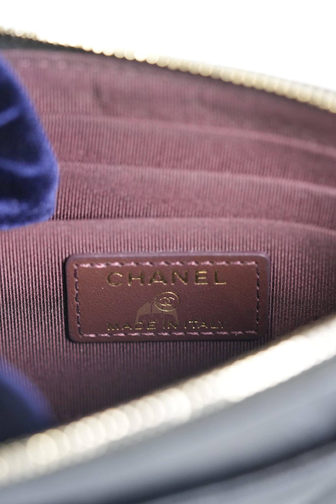 Zip Pouch Wallet in Black Caviar Leather Gold Hardware (Series 28)