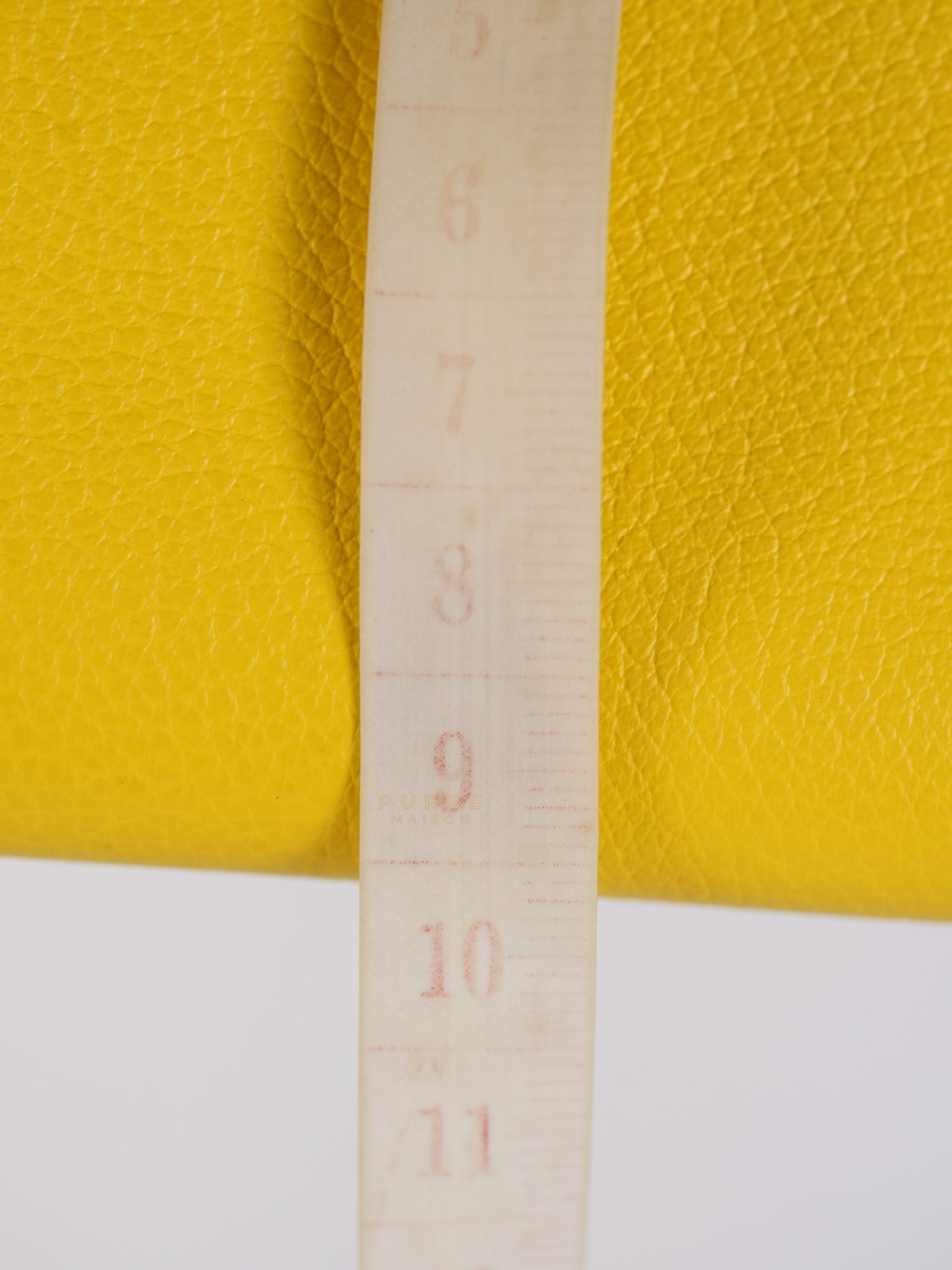 Porte Cartes (Passport Holder) Jaune Evercolor Leather and Palladium Hardware Stamp B (2023) | Purse Maison Luxury Bags Shop